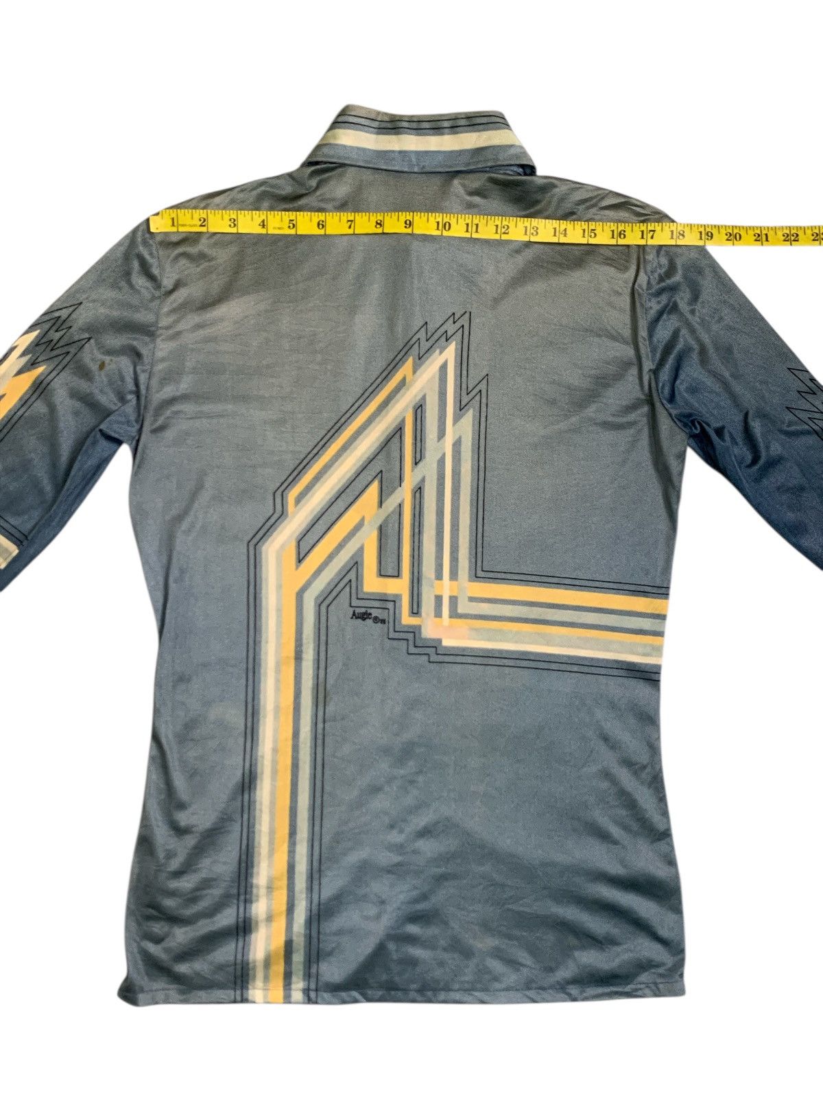 Japanese Brand Rare Design Vintage 70’s Augie Sharp Collar Button Ups Shirt Size US M / EU 48-50 / 2 - 11 Thumbnail
