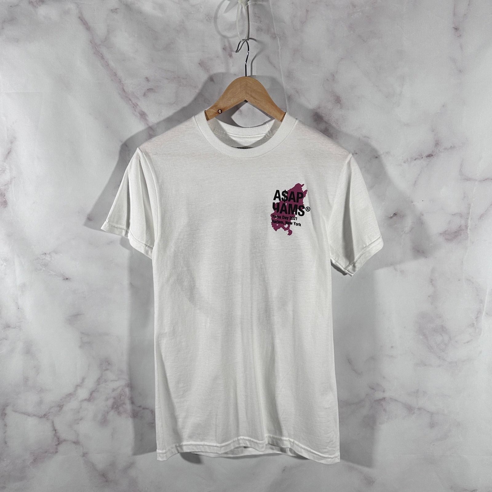 HIDDEN Hidden NY Yams Day 2021 White Tee Size US S / EU 44-46 / 1 - 3 Thumbnail