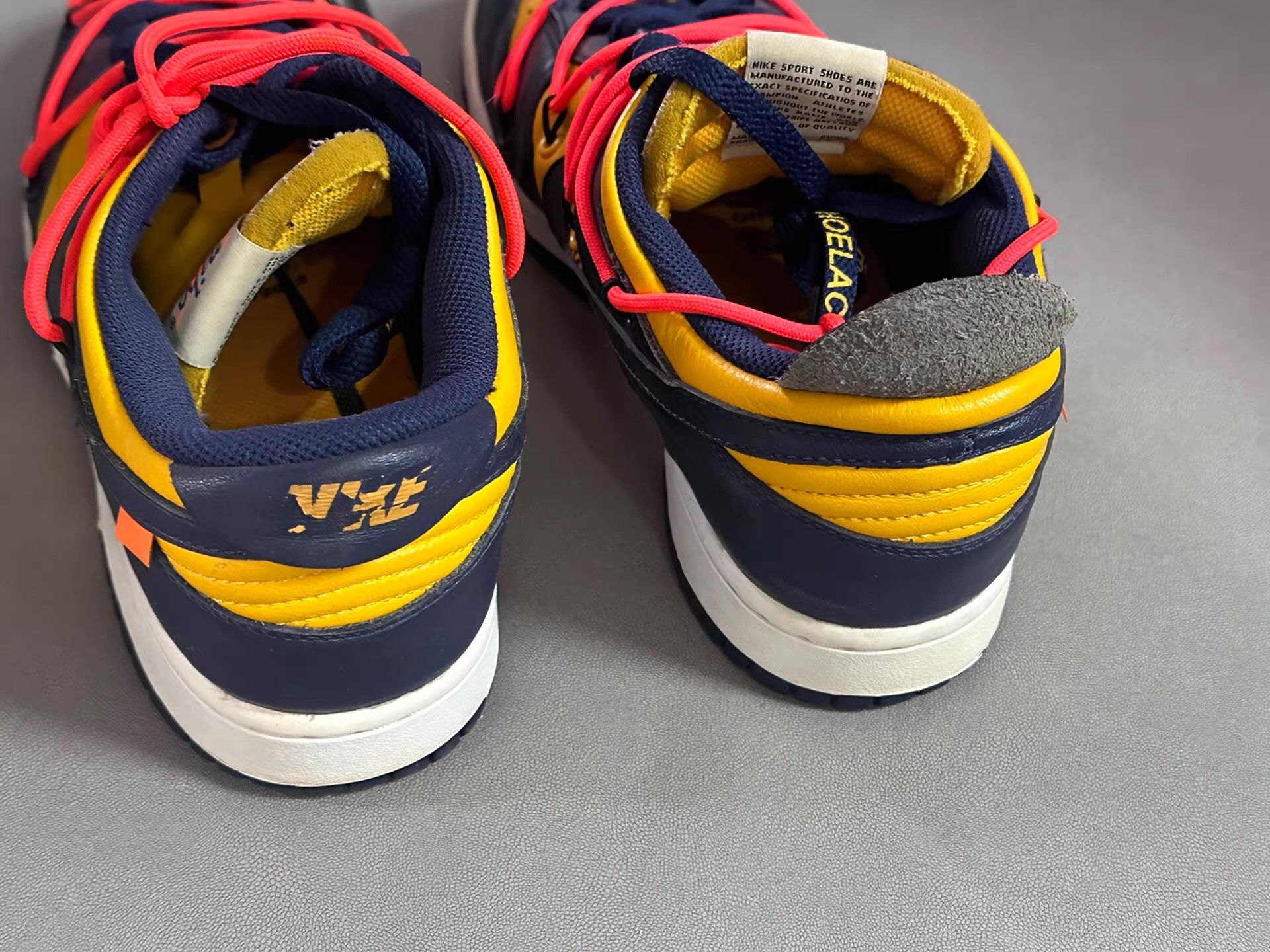 Nike Off-White x Nike Dunk Michigan Ｑ20 Size US 8.5 / EU 41-42 - 4 Thumbnail