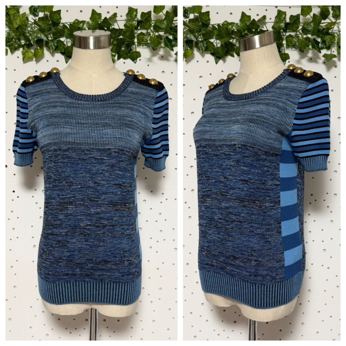Gucci Genuine Gucci emblem buttons short sleeve knit sweater S Size S / US 4 / IT 40 - 9 Thumbnail