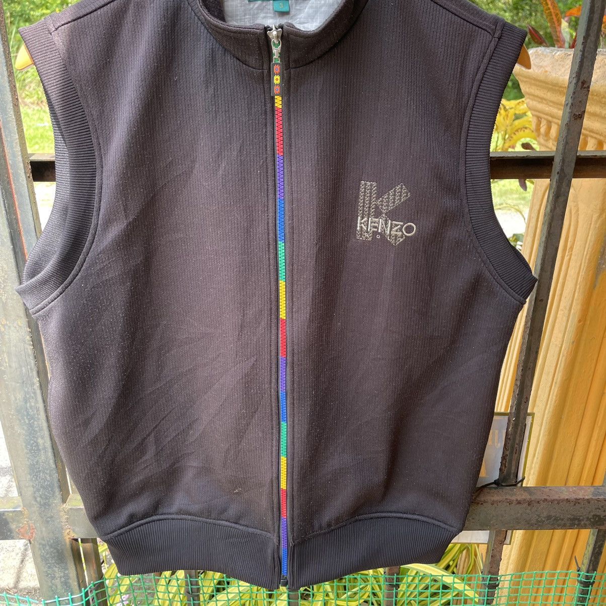 Designer × Kenzo × Vintage 🔥🇯🇵Vintage Kenzo Golf Embroidered Navajo Zipper Vests Jacket Size US S / EU 44-46 / 1 - 4 Thumbnail