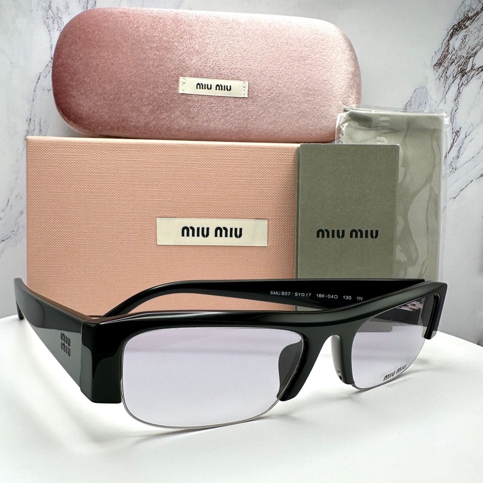 Miu Miu New MIU MIU Vedette Sunglasses Seen on Kylie Jenner MU B07S Size ONE SIZE - 13 Thumbnail