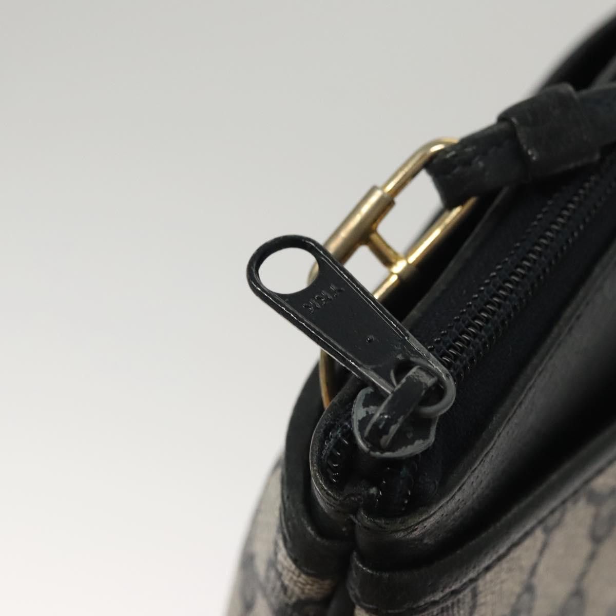 Gucci GUCCI GG Supreme Shoulder Bag Pvc Navy Gold 39 02 026 Size ONE SIZE - 14 Thumbnail