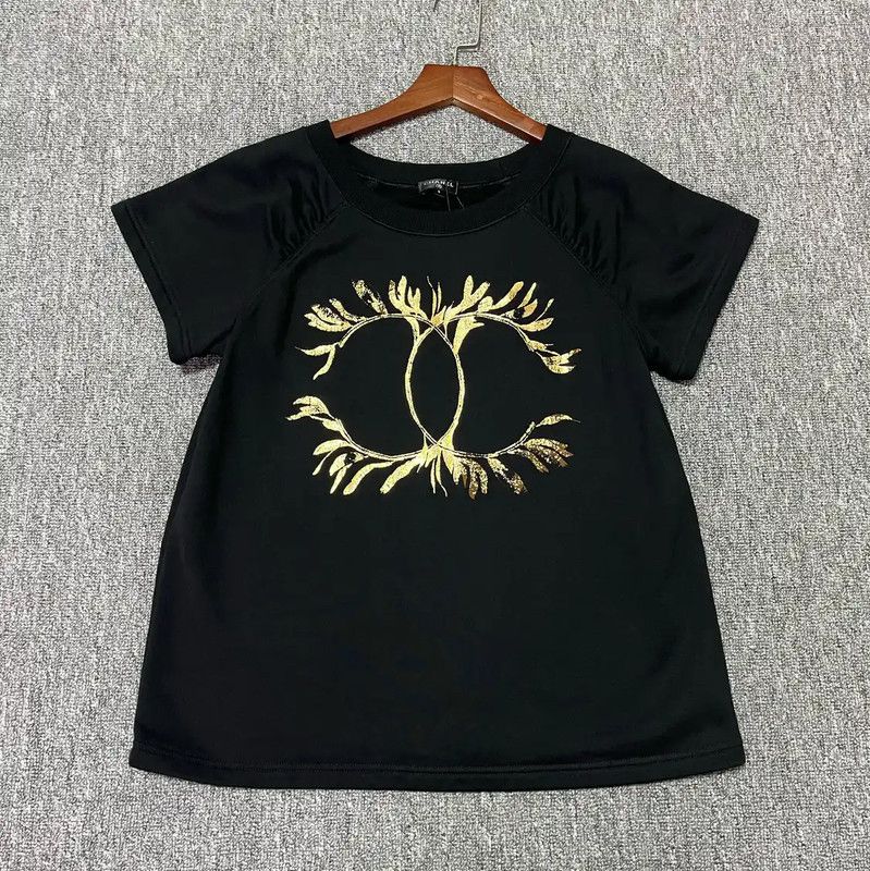 Chanel Black Cotton Summer T-Shirt 0089