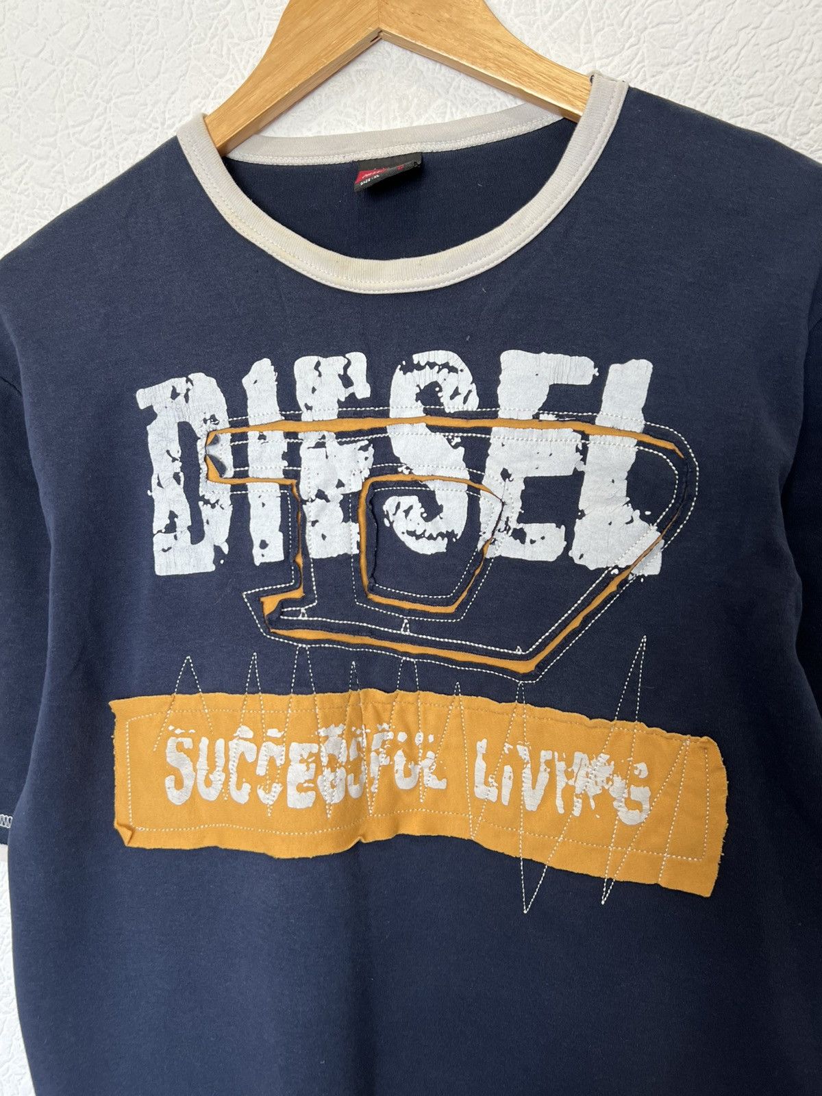 Diesel Diesel T-shirt Vintage Rare Avant Garde Size US XL / EU 56 / 4 - 2 Thumbnail