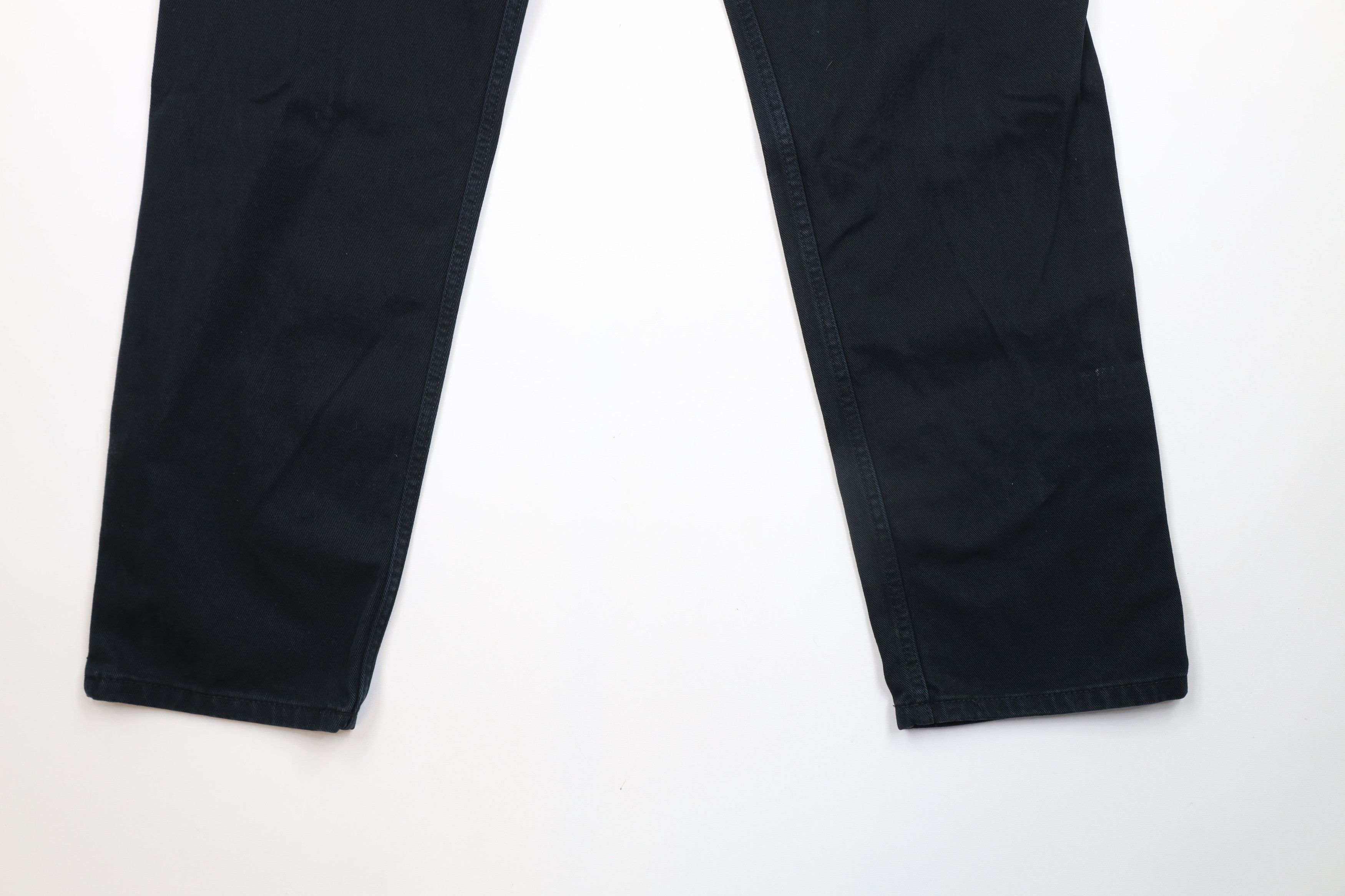 Calvin Klein × Vintage Vintage 90s Calvin Klein Spell Relaxed Fit Denim Jeans Black Size US 34 / EU 50 - 13 Thumbnail