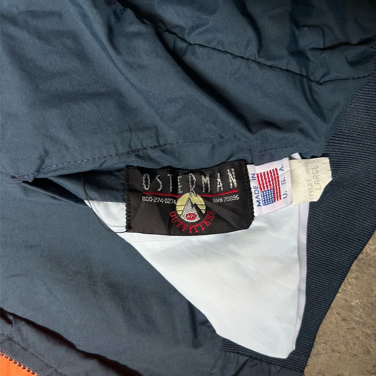 Vintage 1997 Tide Race Gear Nylon Reversible Jacket MADE IN USA Size US L / EU 52-54 / 3 - 5 Thumbnail