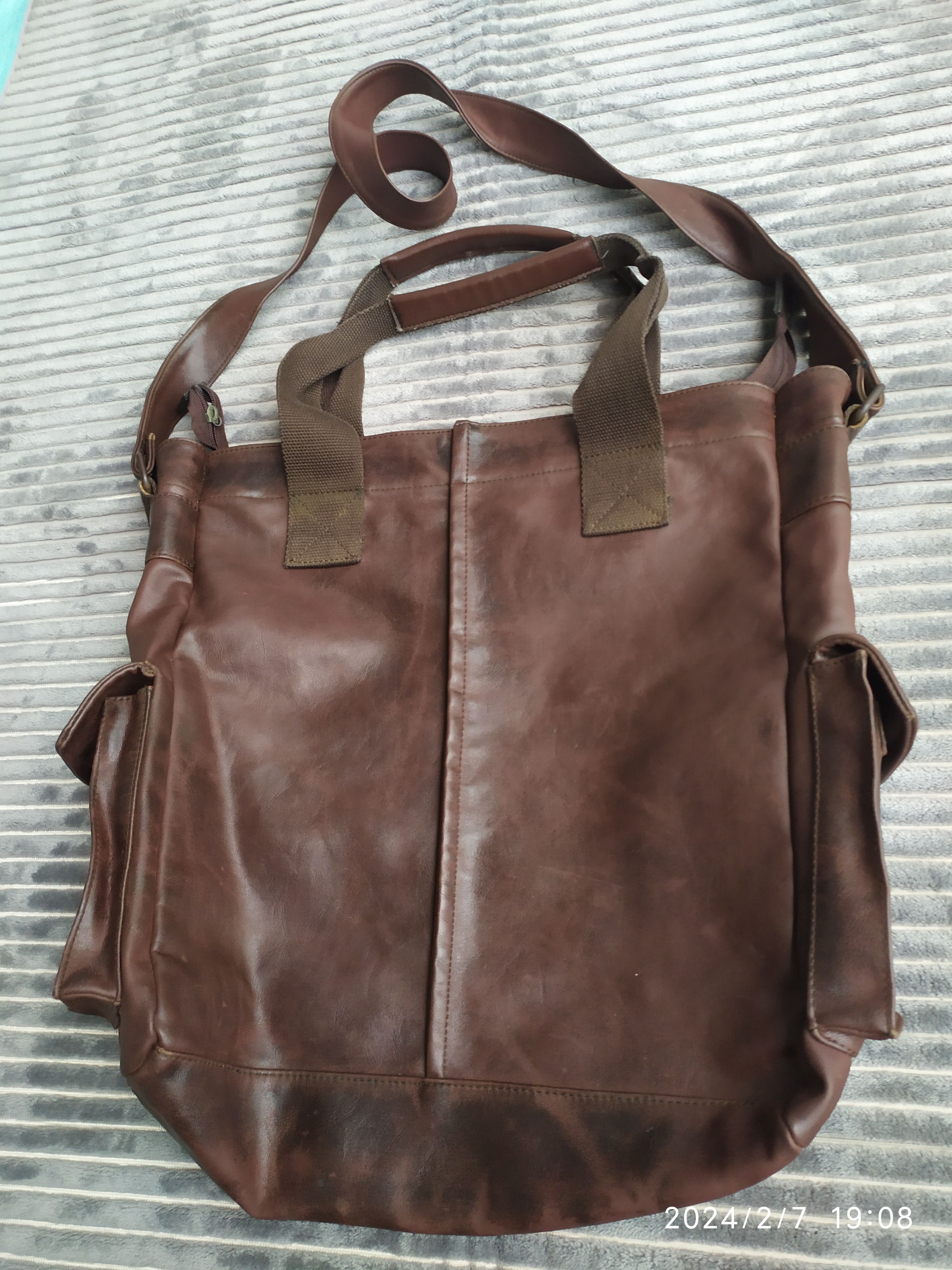 If Six Was Nine × Japanese Brand × Leather Vintage Japanese brand Leather Bag Size ONE SIZE - 10 Thumbnail