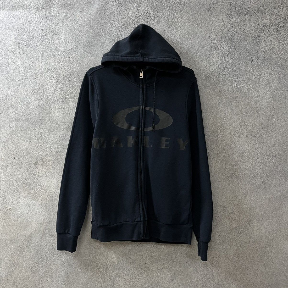 Oakley Vintage Oakley Zip Hoodie Big Logo Size US S / EU 44-46 / 1 - 1 Thumbnail