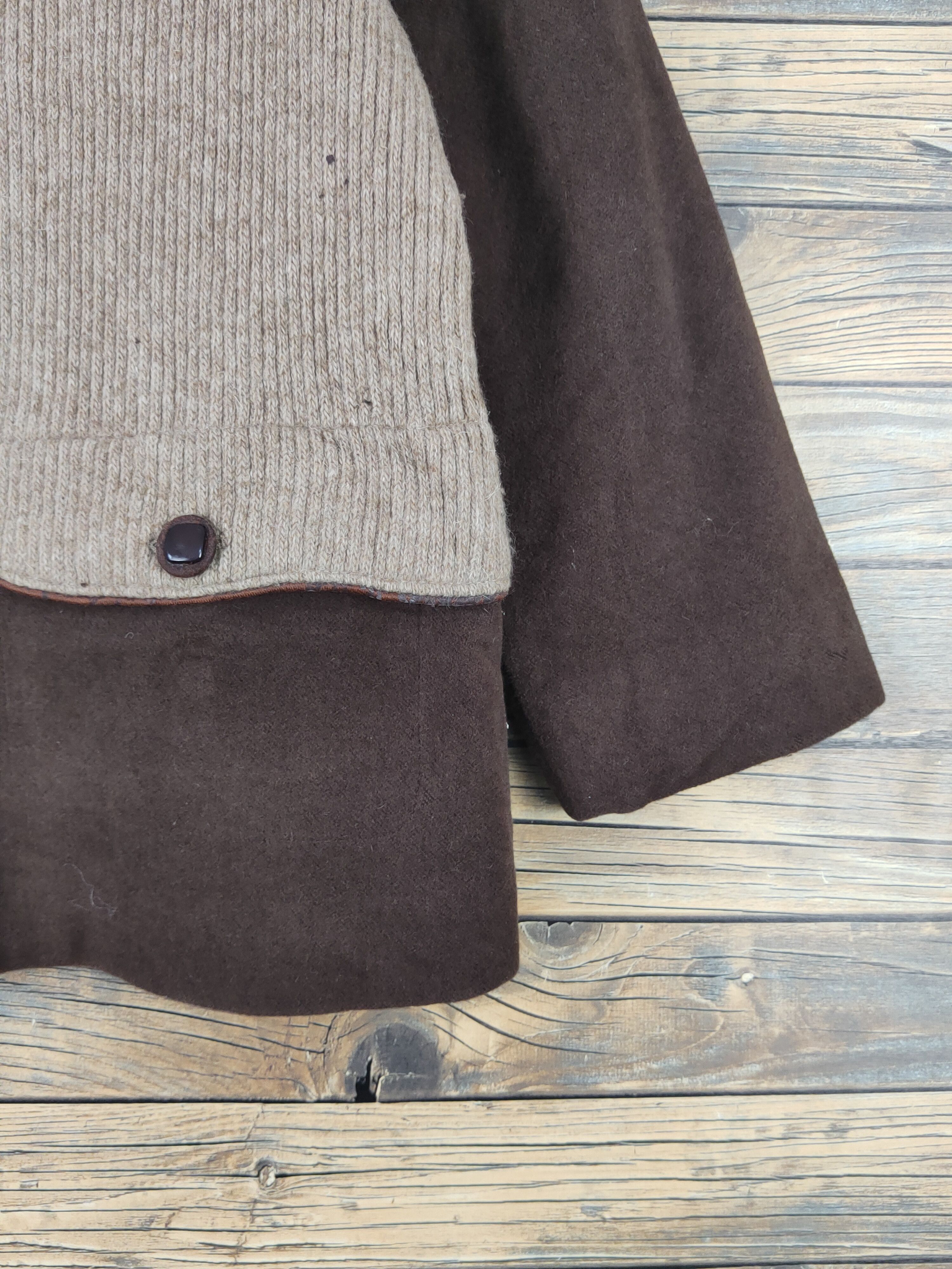 Homespun Knitwear × Japanese Brand × Vintage J Dark Brown Knitwear Sweaters #W1294 Size M / US 6-8 / IT 42-44 - 6 Thumbnail
