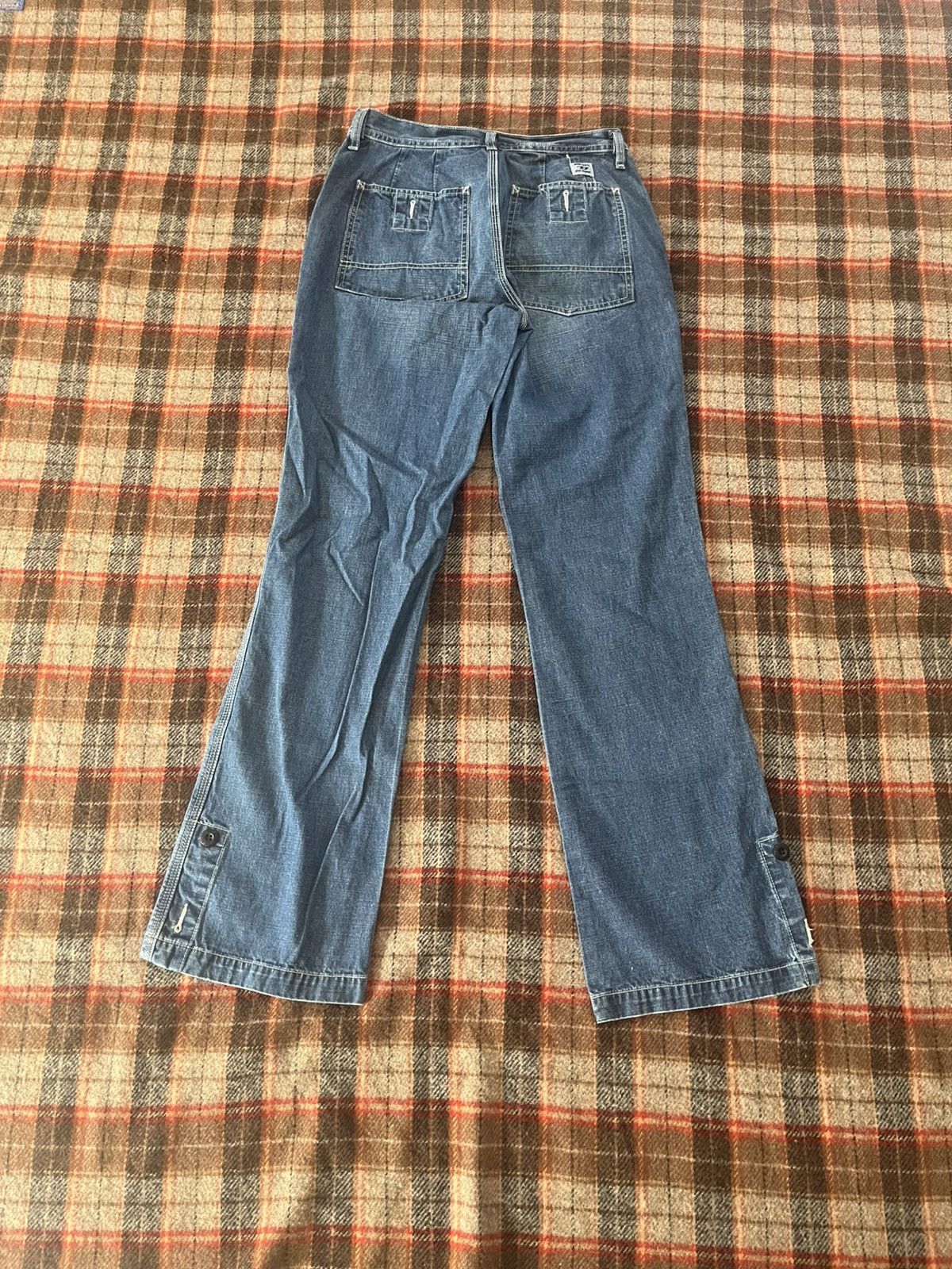 Diesel Vintage Y2K Rare Diesel Bellbottom Low Rise blue jeans 28 Size 28" / US 6 / IT 42 - 8 Thumbnail