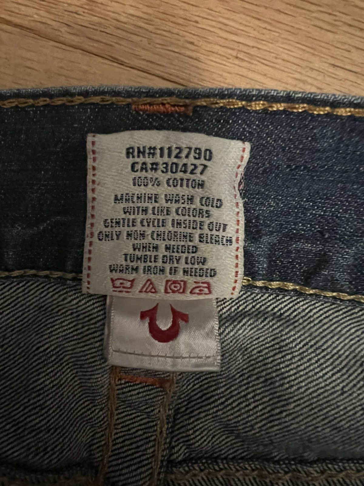 True Religion True Religion Straight Fit Jeans Size US 34 / EU 50 - 6 Thumbnail