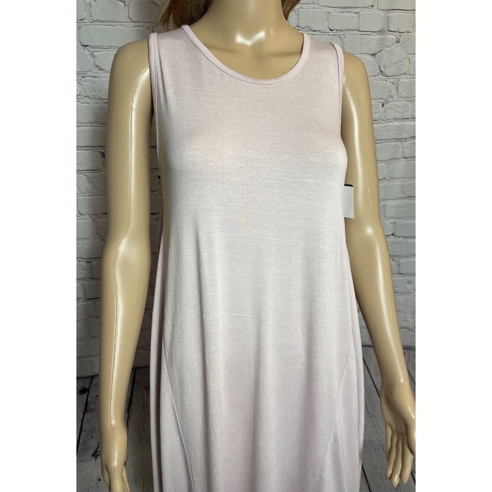 Other NWT New MADE IN ITALY Light Pink Scoop Bottom Jersey Midi D Size ONE SIZE - 2 Thumbnail