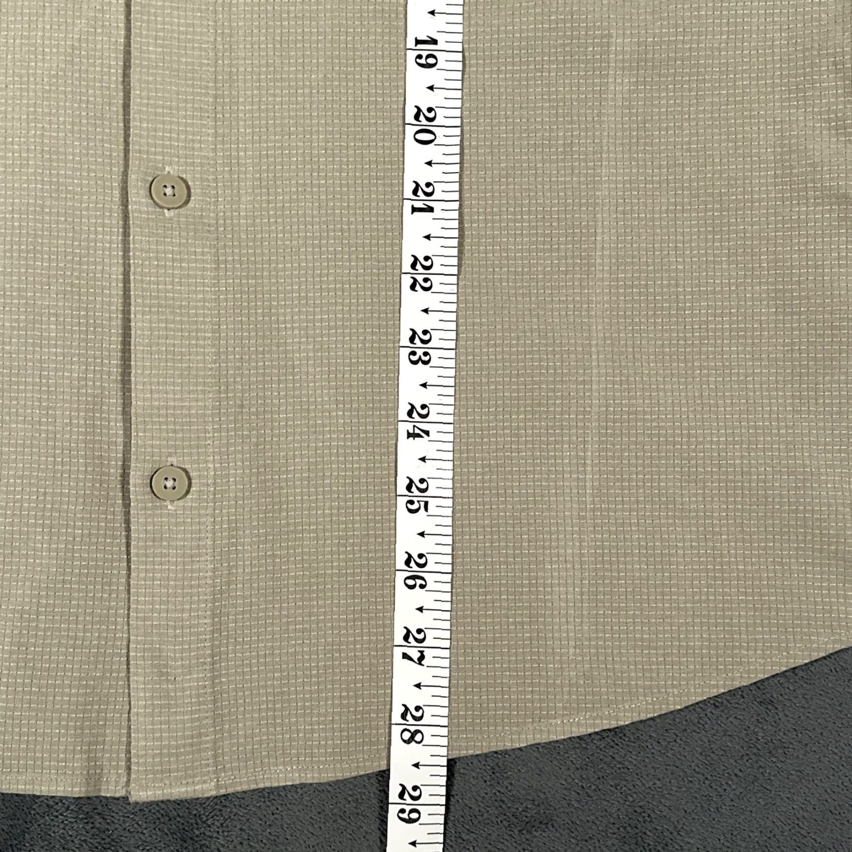 Lululemon Lululemon Shirt Mens Large Beige Check Short Sleeve Button Up Tech Performance Size US L / EU 52-54 / 3 - 7 Thumbnail