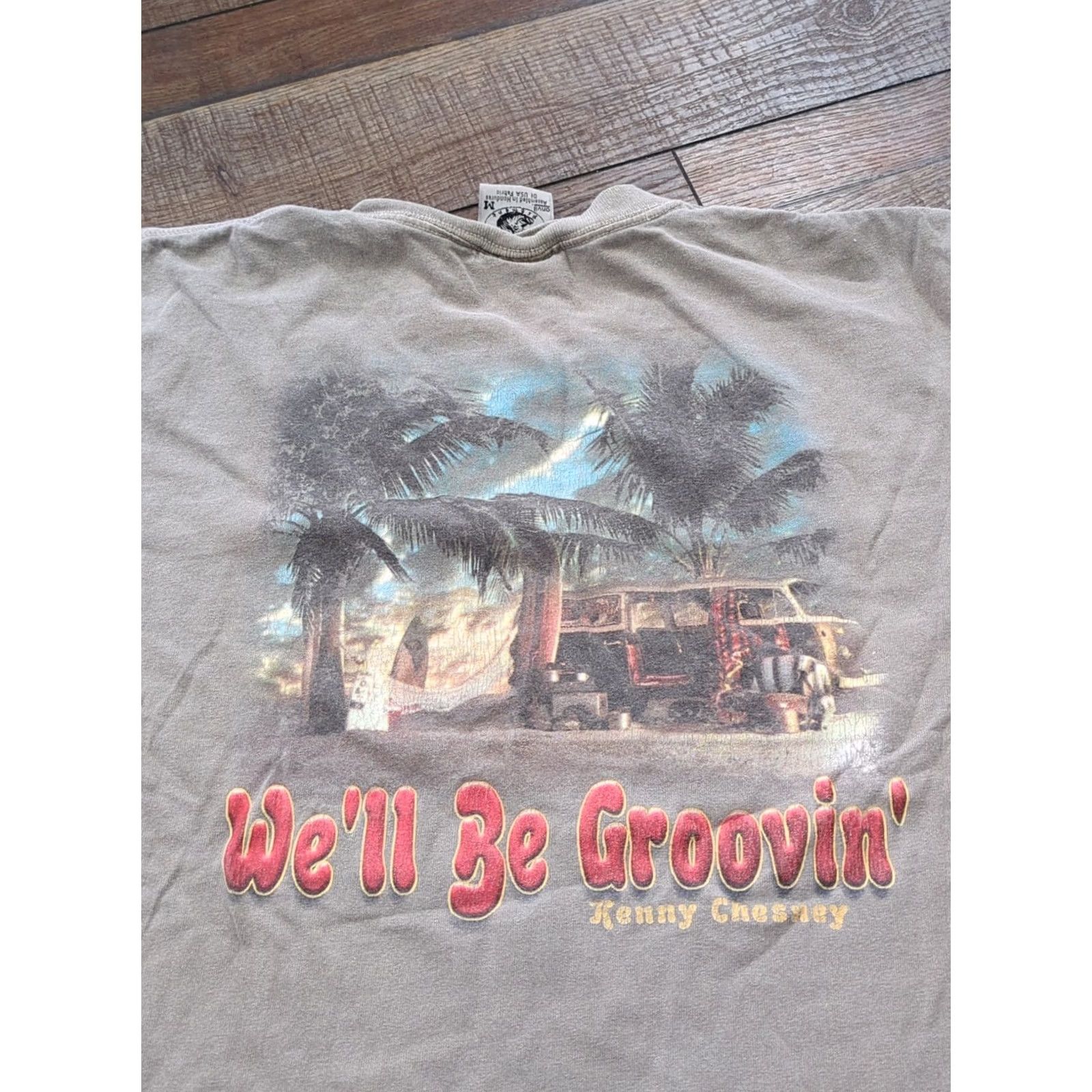 Anvil VINTAGE Anvil Shirt Kenny Chesney When The Sun Goes Down 2004 Print Tee Large Gray Cotton Short Sleeve Crew Neck Mens Shirt Size US M / EU 48-50 / 2 - 3 Thumbnail