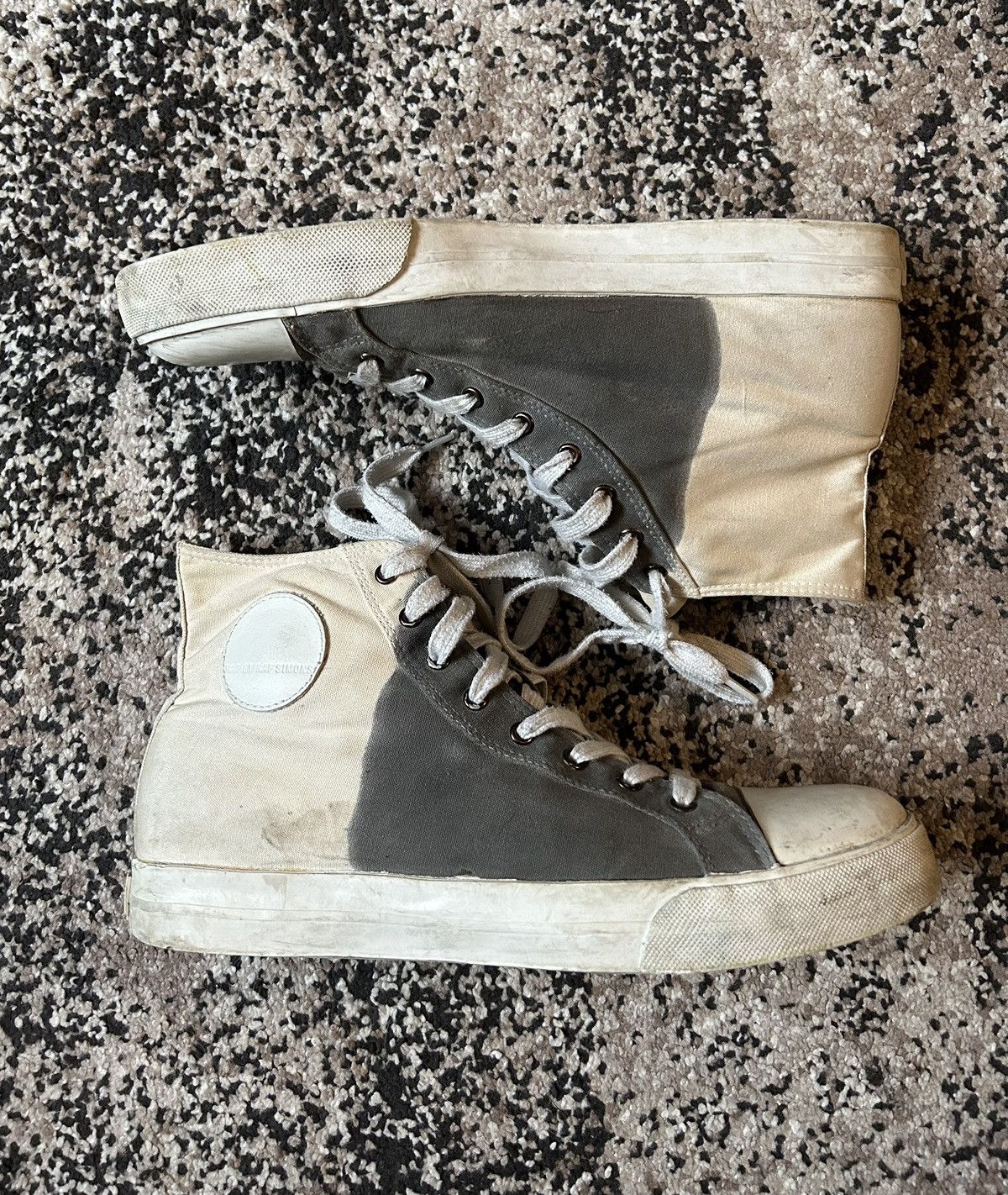 raf simons shoes high top