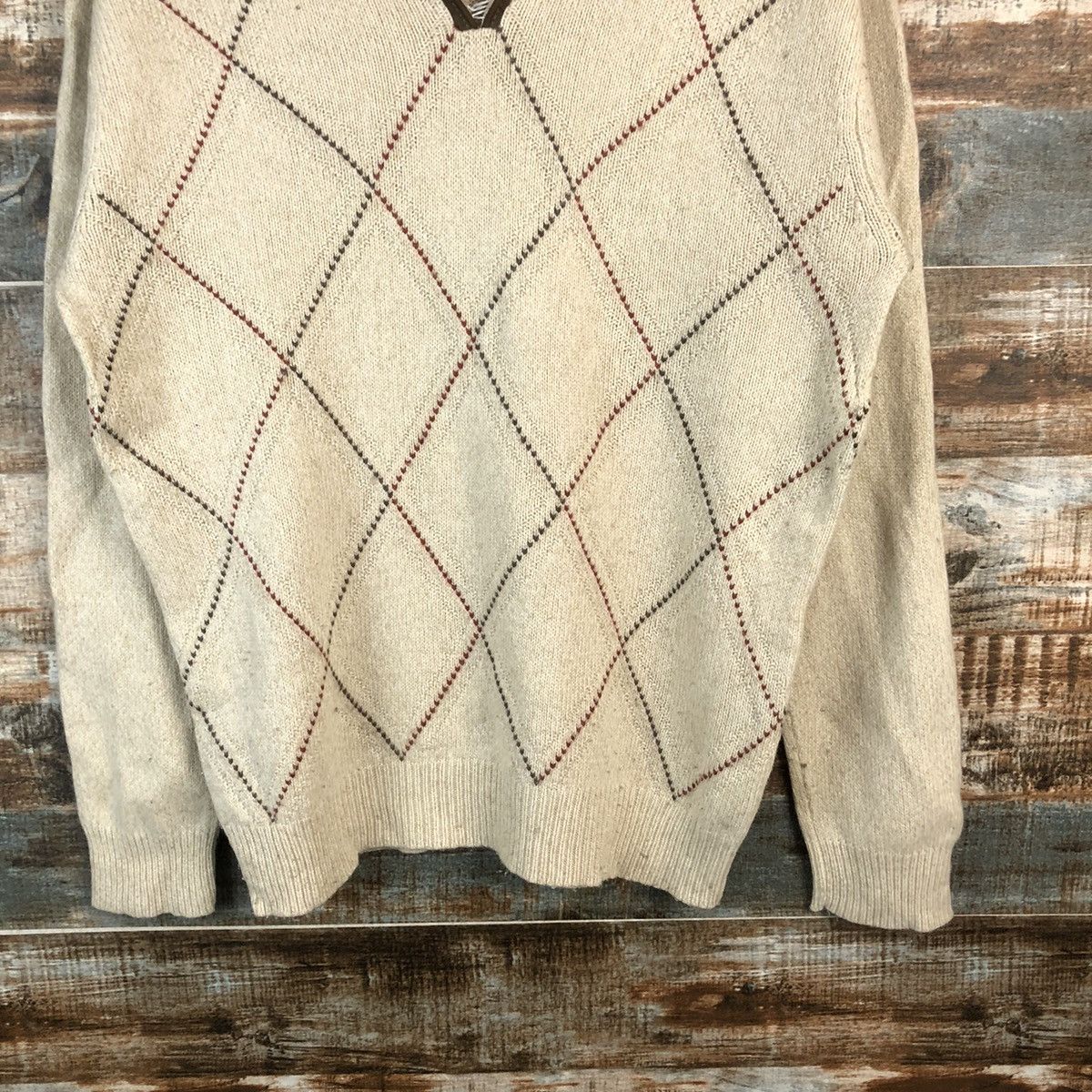 Homespun Knitwear × Japanese Brand Simple Life Brown vintage Knitwear #A2194 Size US L / EU 52-54 / 3 - 6 Thumbnail