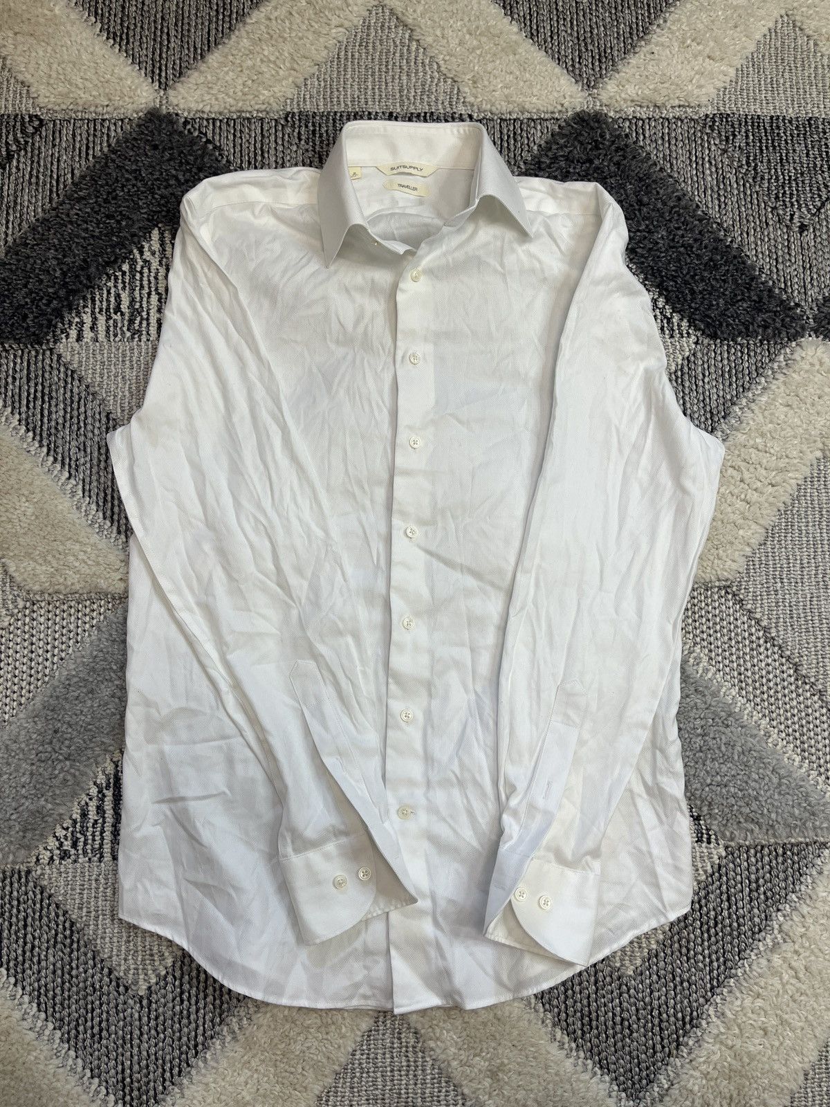 Suitsupply Suitsupply Shirt White Size US M / EU 48-50 / 2 - 1 Thumbnail