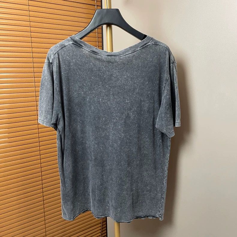 Yves Saint Laurent Saint Laruent Washed embroidered small logo short sleeve 25 Size US S / EU 44-46 / 1 - 2 Thumbnail