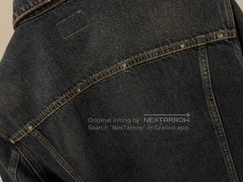 Saint Laurent Paris Saint Laurent Paris Retro Dark Blue Basic Denim Jacket Size US S / EU 44-46 / 1 - 5 Thumbnail