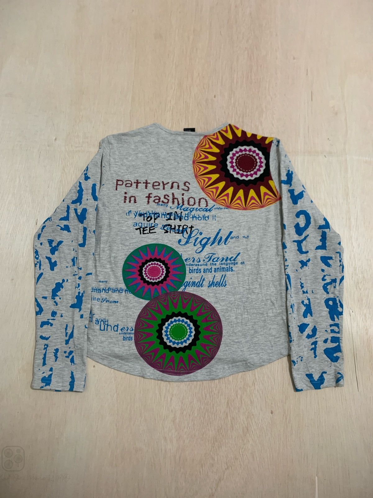 20471120 × Hysteric Glamour × Japanese Brand Vintage Y2k Kashitu Patterns in fashion Longslevee Size ONE SIZE - 3 Thumbnail