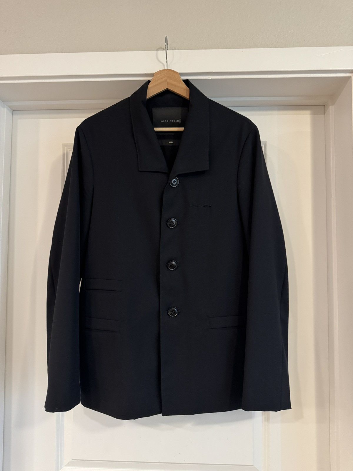 Kiko Kostadinov Mackintosh 0003 blazer in black | Grailed