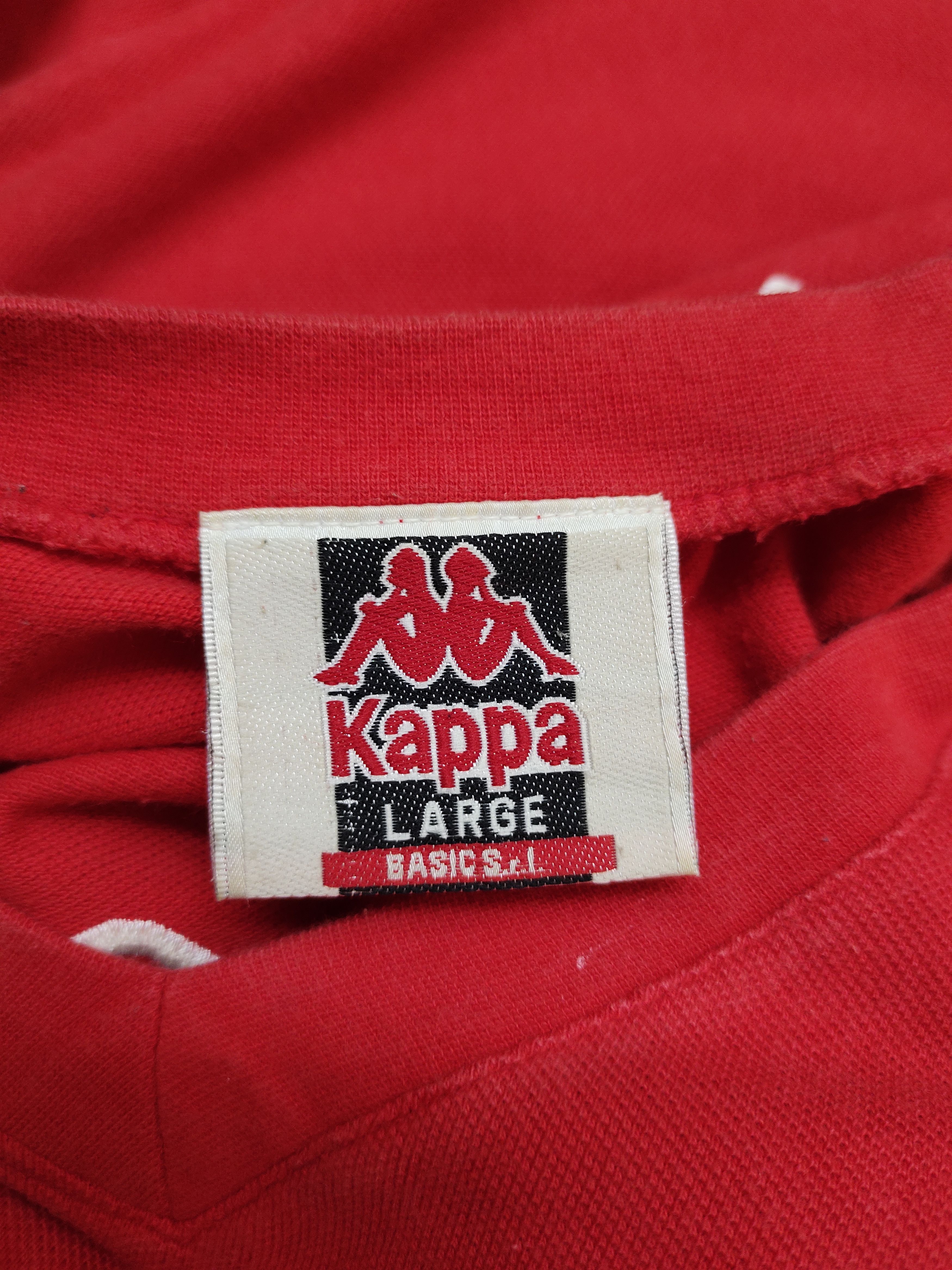 Kappa Vintage 90s Kappa Side Tape T-Shirt Size US L / EU 52-54 / 3 - 9 Thumbnail