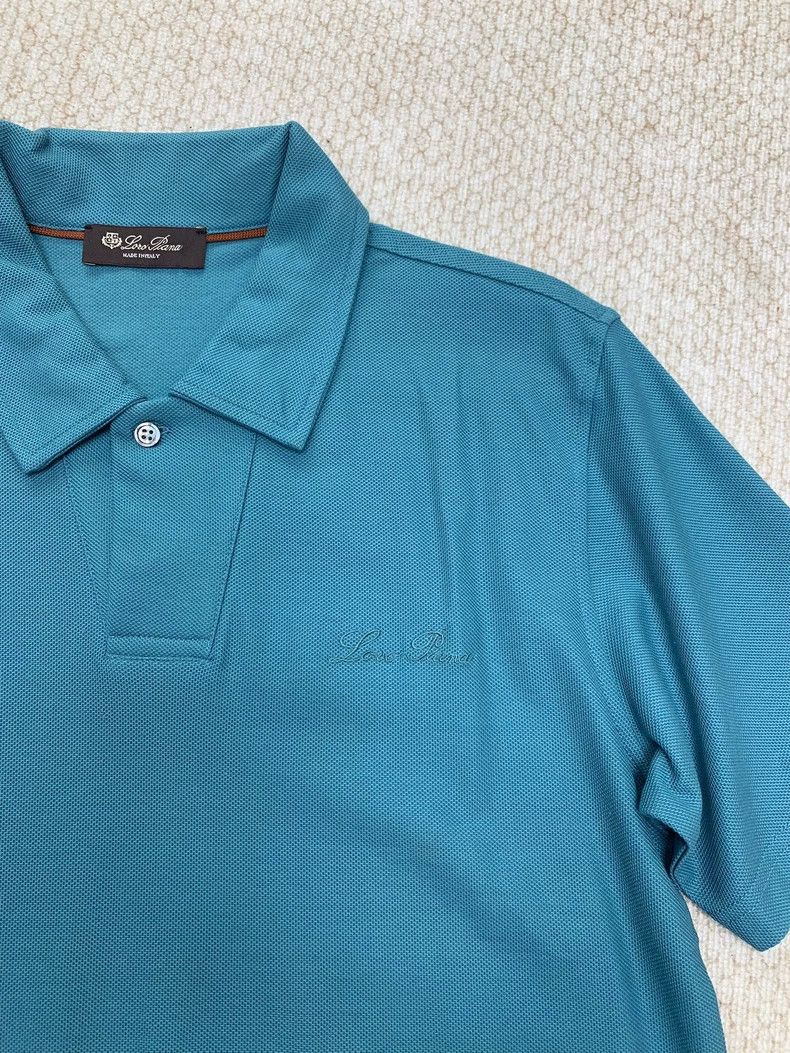 Loro Piana LORO PIANA Cocoon green collar embroidered on the front of Size US S / EU 44-46 / 1 - 3 Thumbnail