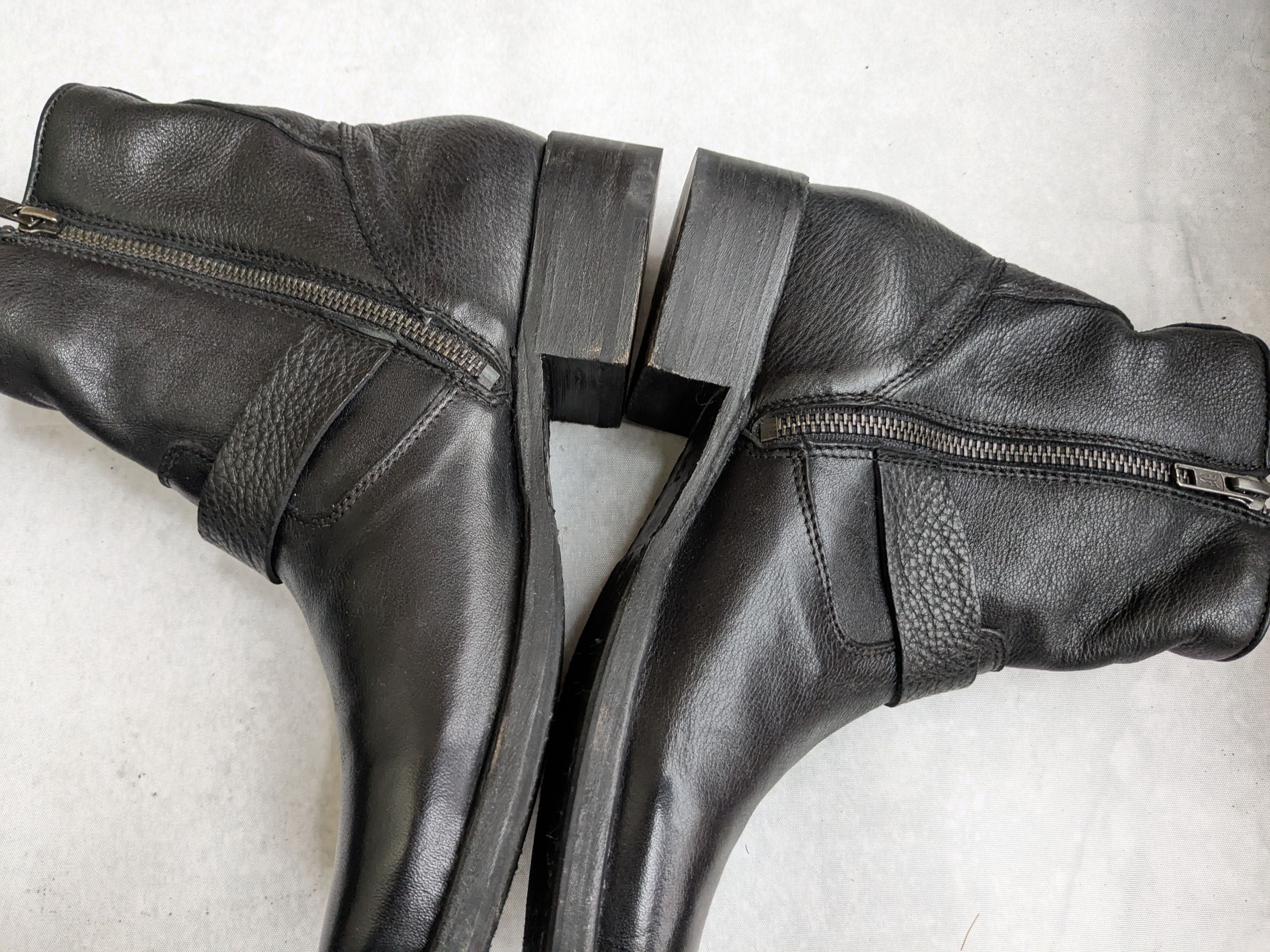Frye Frye Engineer Boots Black Leather 7.5 Motorcycle Biker Size US 7.5 / EU 40-41 - 10 Thumbnail