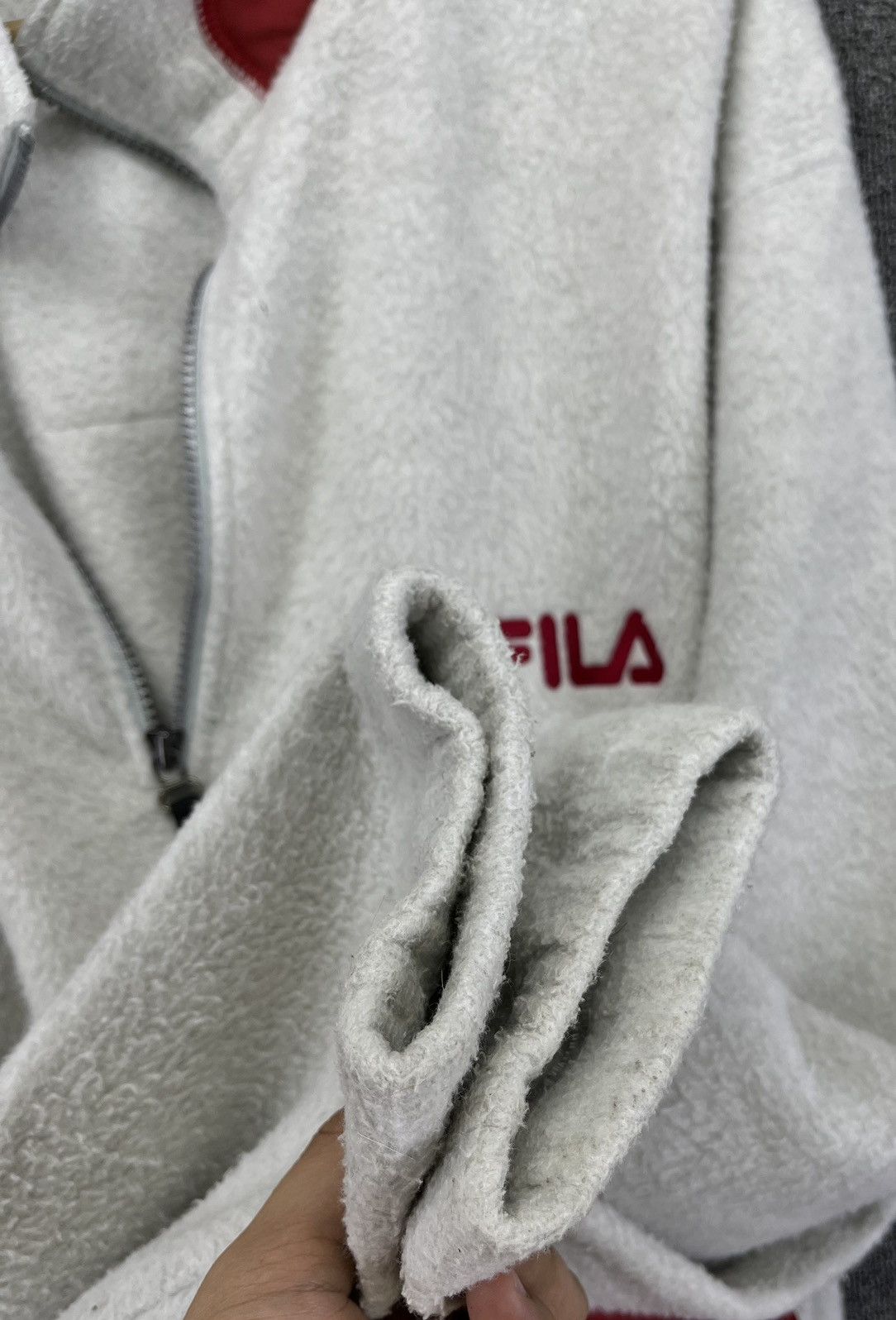 Fila Vintage Fila Extreme Team Deep Pile Fleece Sweatshirt Size US L / EU 52-54 / 3 - 10 Thumbnail
