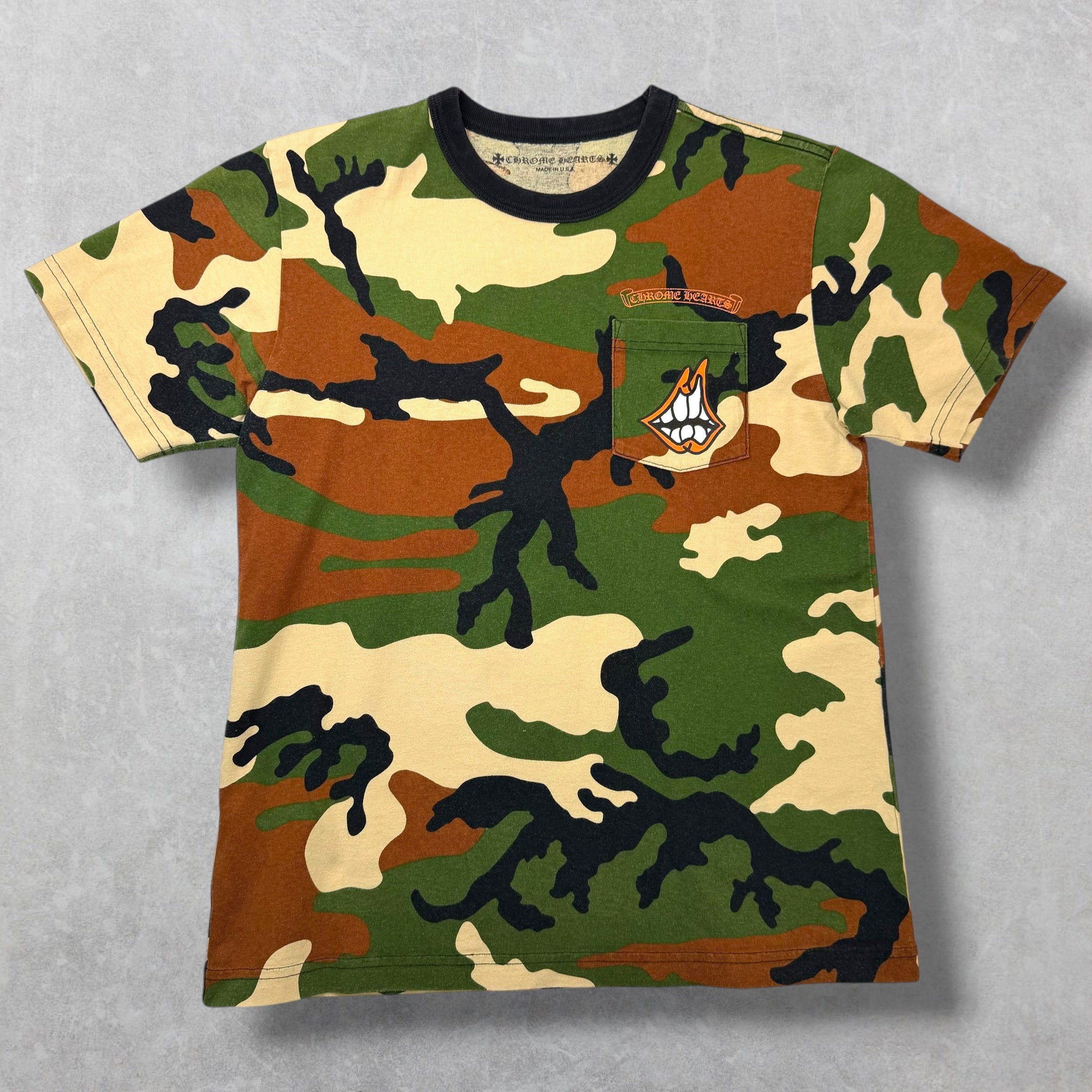 Chrome Hearts Chrome Hearts Matty Boy Caution Camo Tee L (S) Size US S / EU 44-46 / 1 - 1 Thumbnail