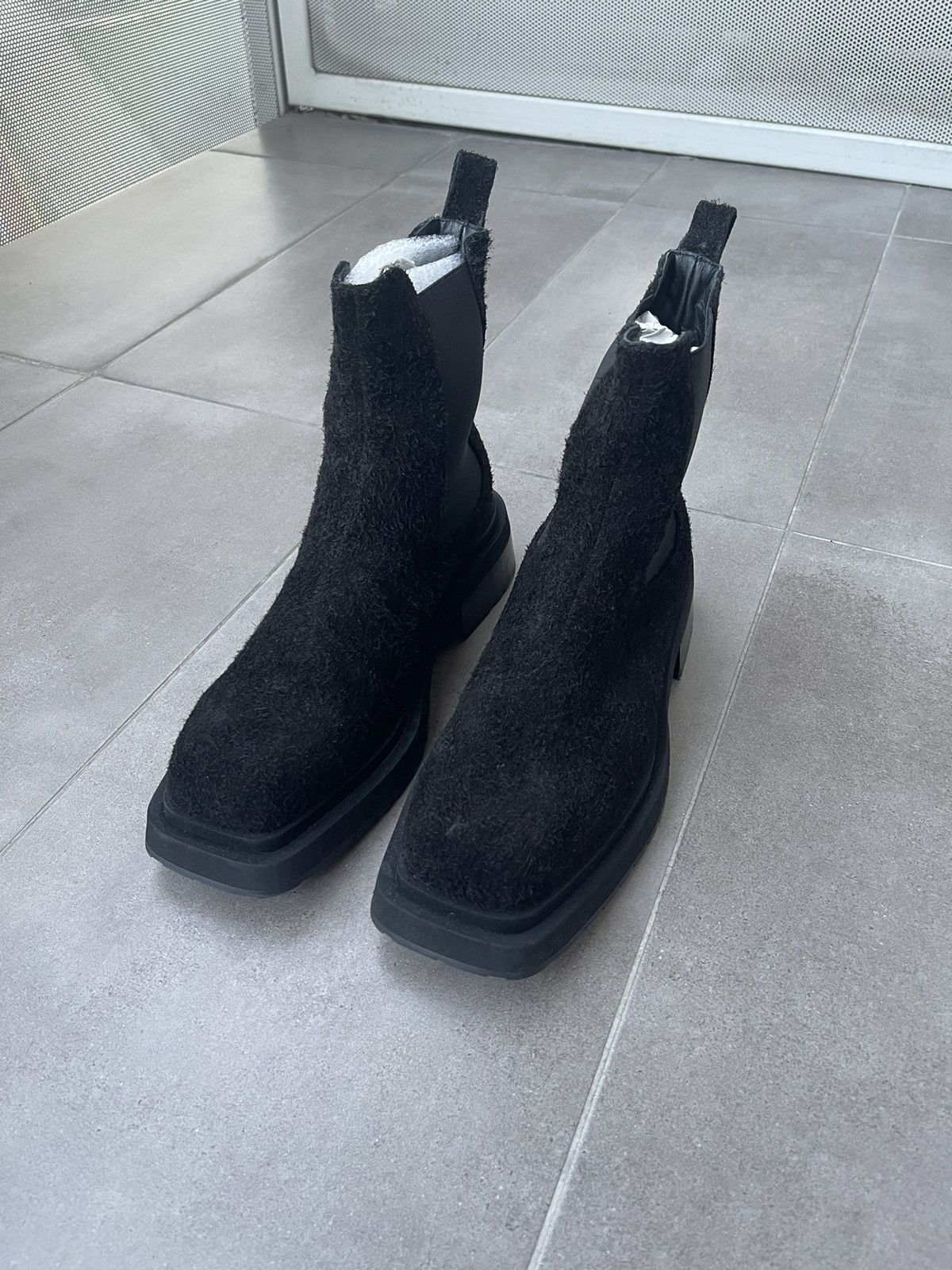 Eckhaus Latta !DS! FW23 Eckhaus Latta Mike Black Suede Boots Size US 10 / EU 43 - 9 Thumbnail