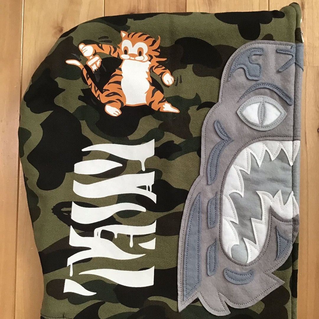 Bape BAPE Navy Tiger full zip hoodie a bathing ape Size US M / EU 48-50 / 2 - 4 Thumbnail