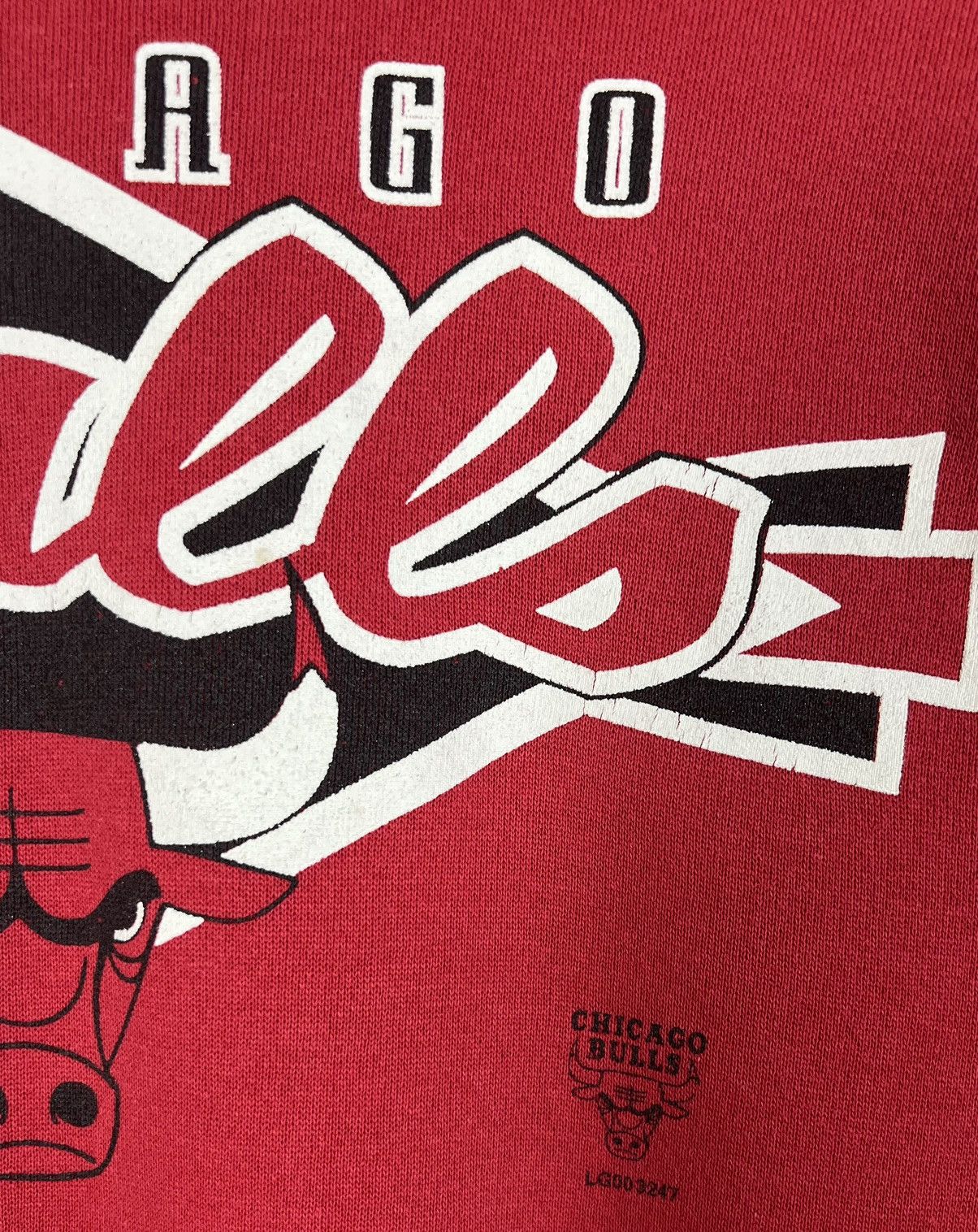 NBA Vintage Distressed Chicago Bulls 90s Sweatshirt Size US L / EU 52-54 / 3 - 7 Thumbnail