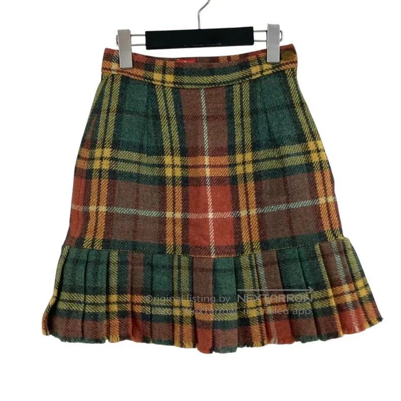 Vivienne Westwood Vivienne Westwood Checkered tweed skirt Size 30" / US 8 / IT 44 - 1 Thumbnail