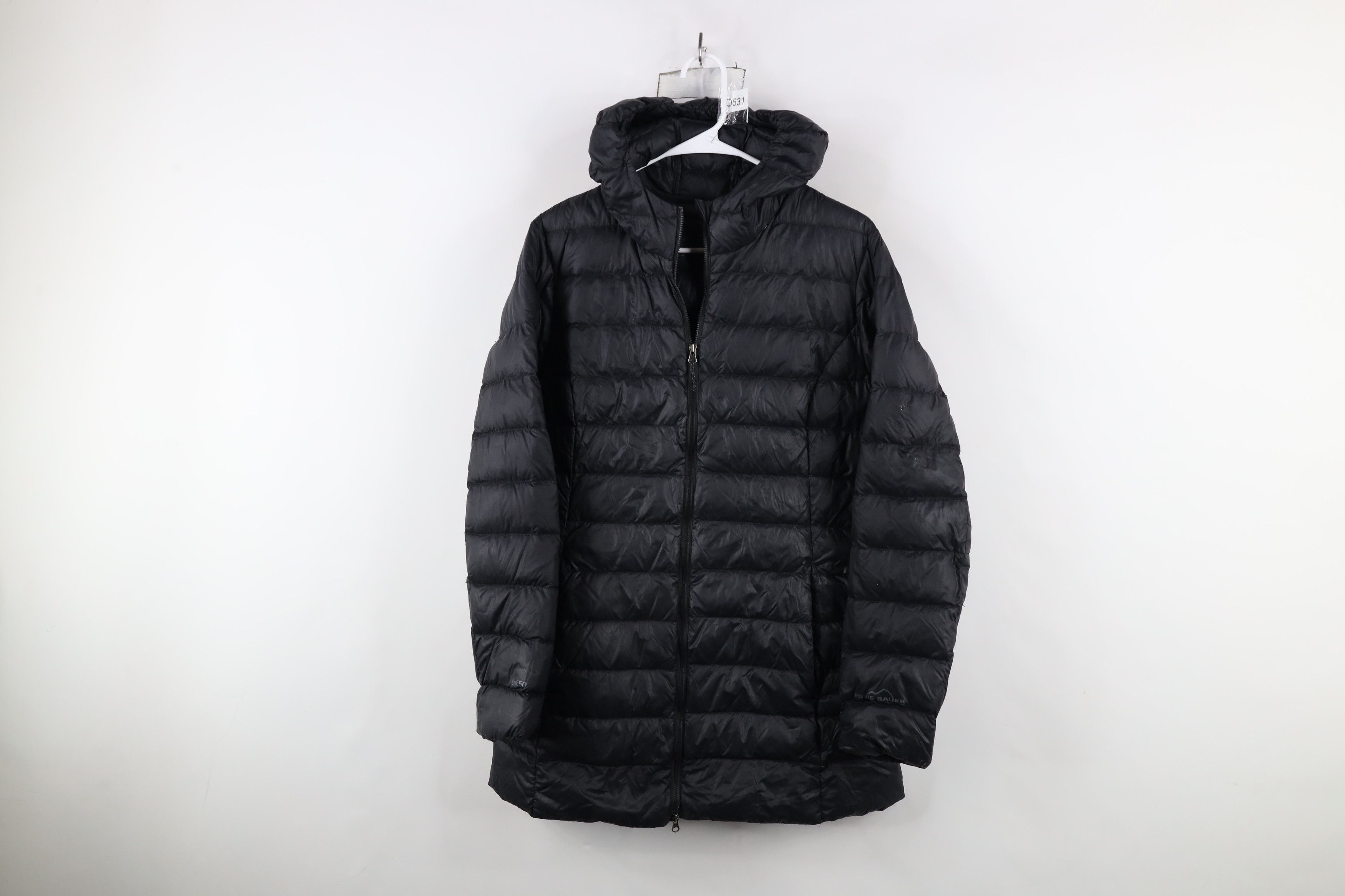 Eddie Bauer × Vintage Eddie Bauer Down Fill Insulated Hooded Puffer Jacket Black Size L / US 10 / IT 46 - 1 Thumbnail