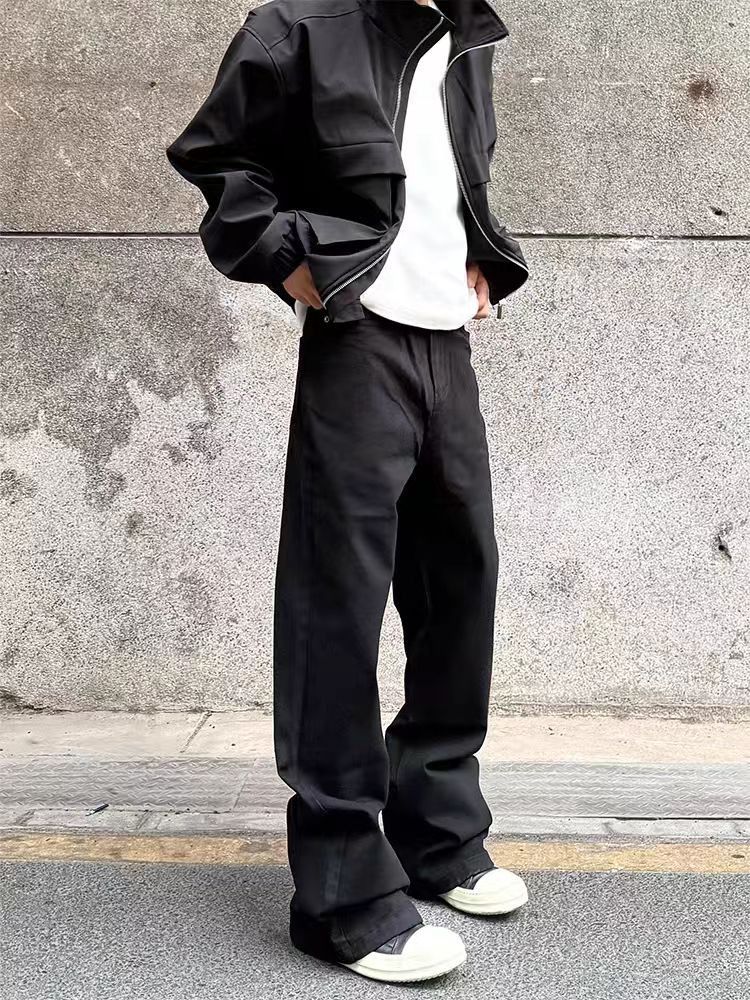 Designer × Jean × Vintage Vintage straight leg micro flare casual micro stretch jeans Size US 32 / EU 48 - 2 Thumbnail