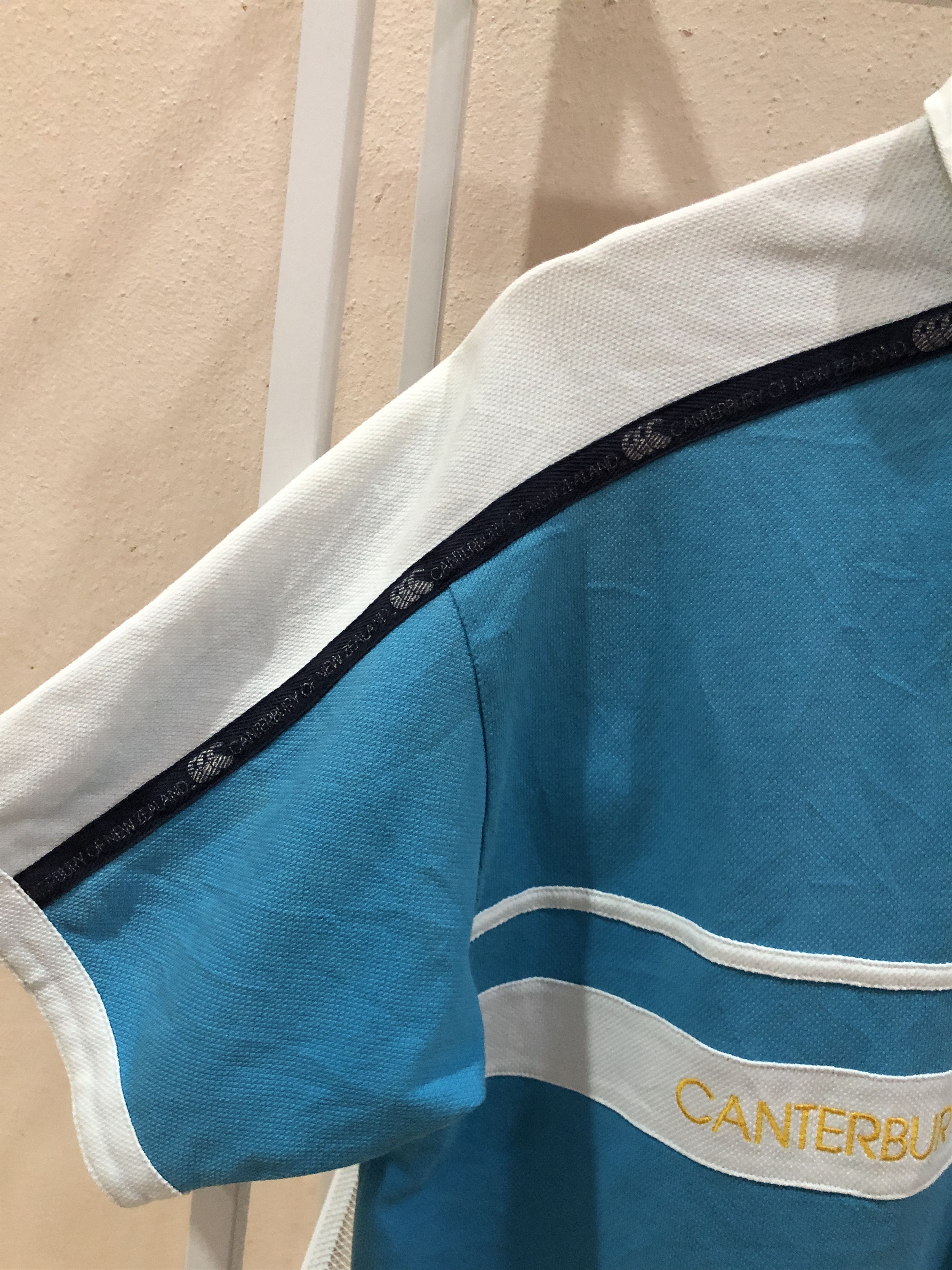 Canterbury of New Zealand Vintage Canterbury Embroidery Logo Polo Jersey Size US L / EU 52-54 / 3 - 4 Thumbnail