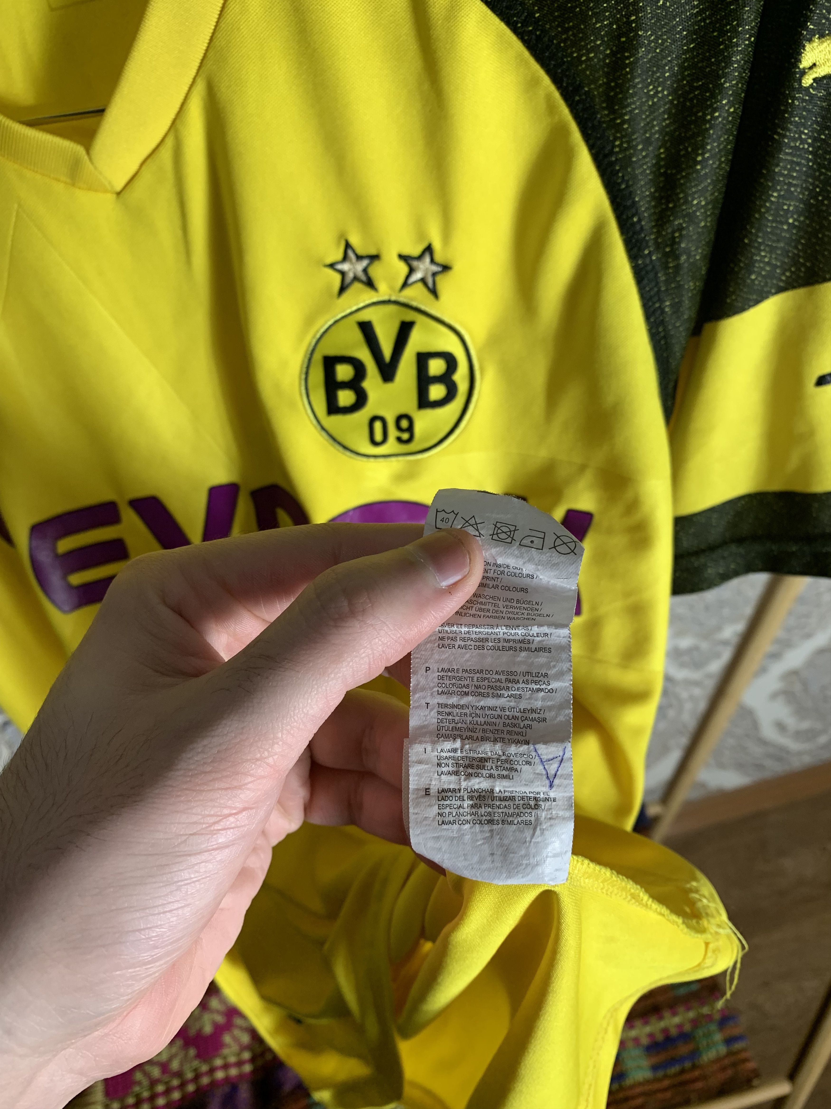 Puma VINTAGE PUMA FC BORUSSIA DORTMUND GERMANY SOCCER JERSEY Y2K Size US S / EU 44-46 / 1 - 7 Thumbnail