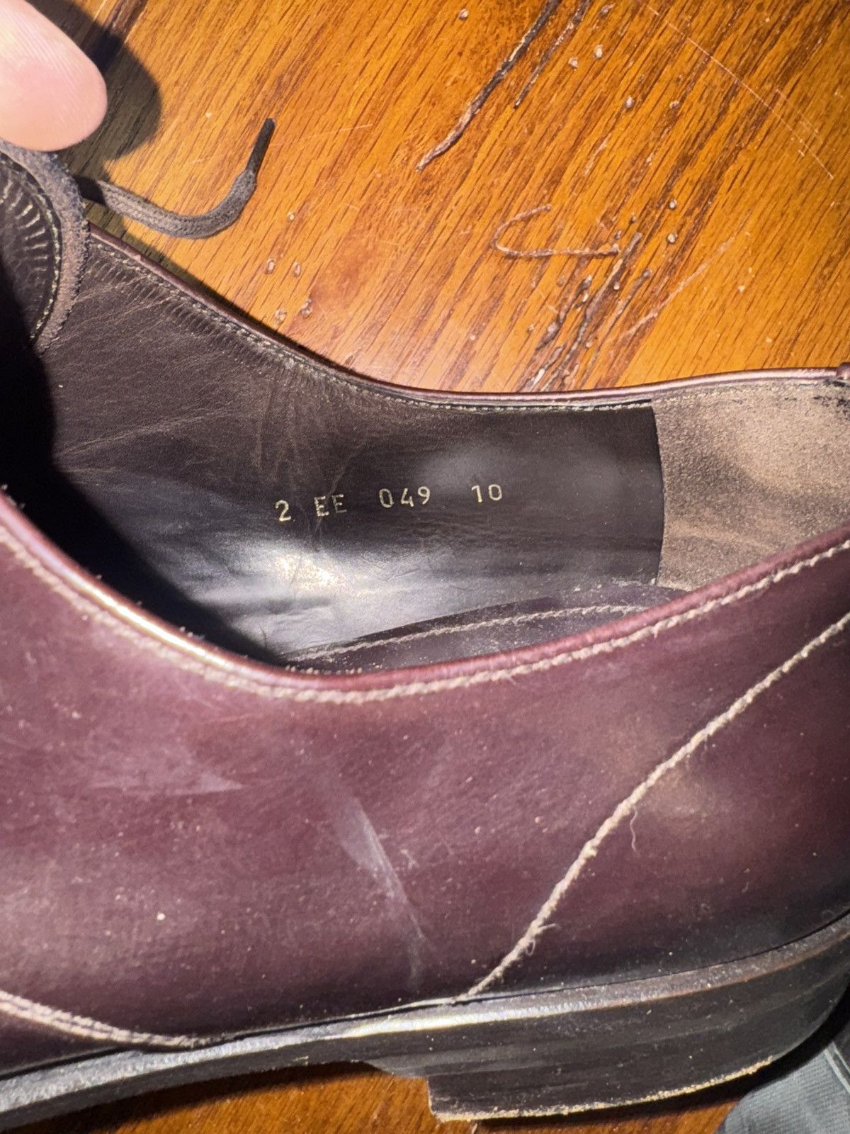 Prada Prada Brown Leather Derby Shoes Size US 10 / EU 43 - 5 Thumbnail