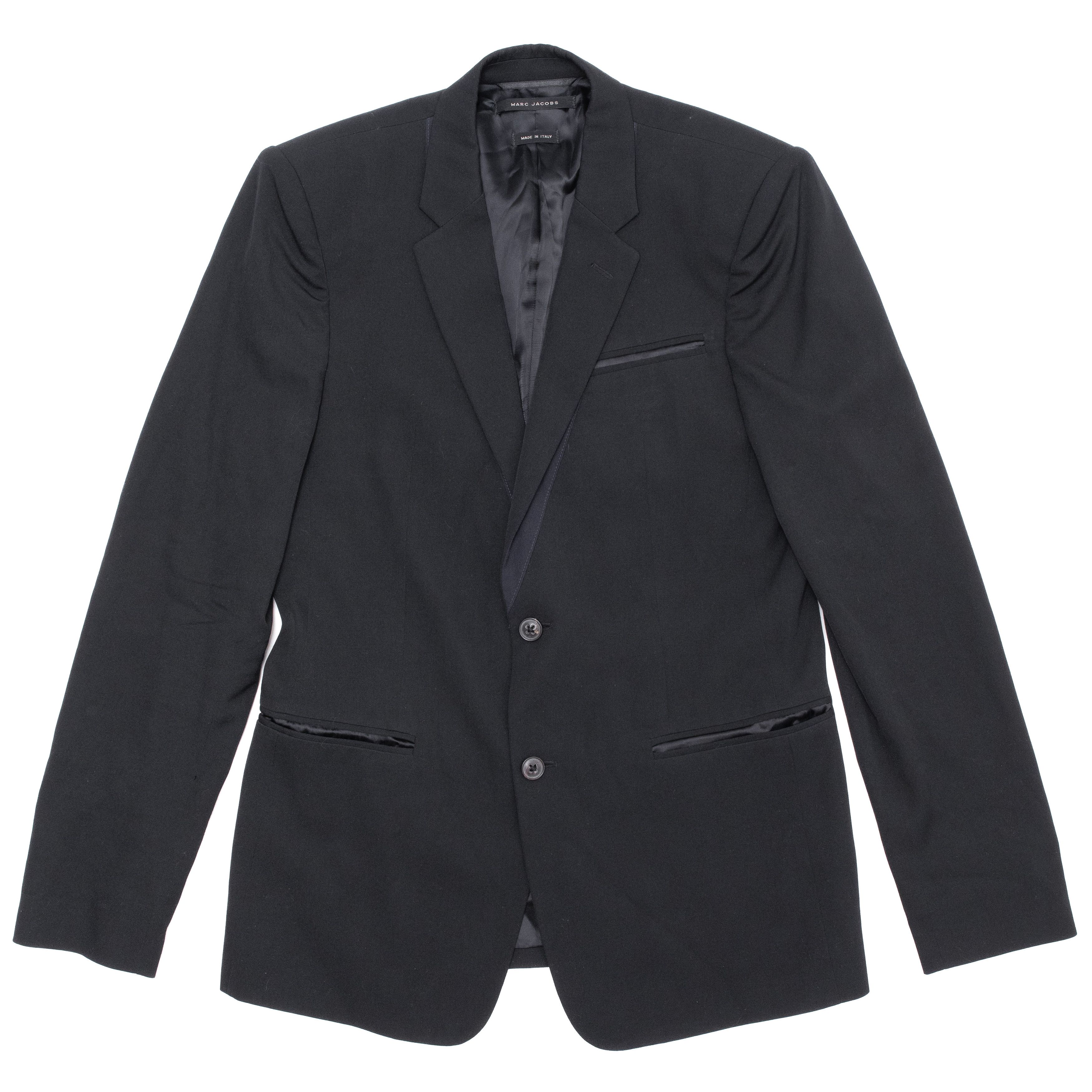 Marc Jacobs MARC JACKOBS 1,4k$ Wool Tuxedo Blazer Size US M / EU 48-50 / 2 - 1 Thumbnail