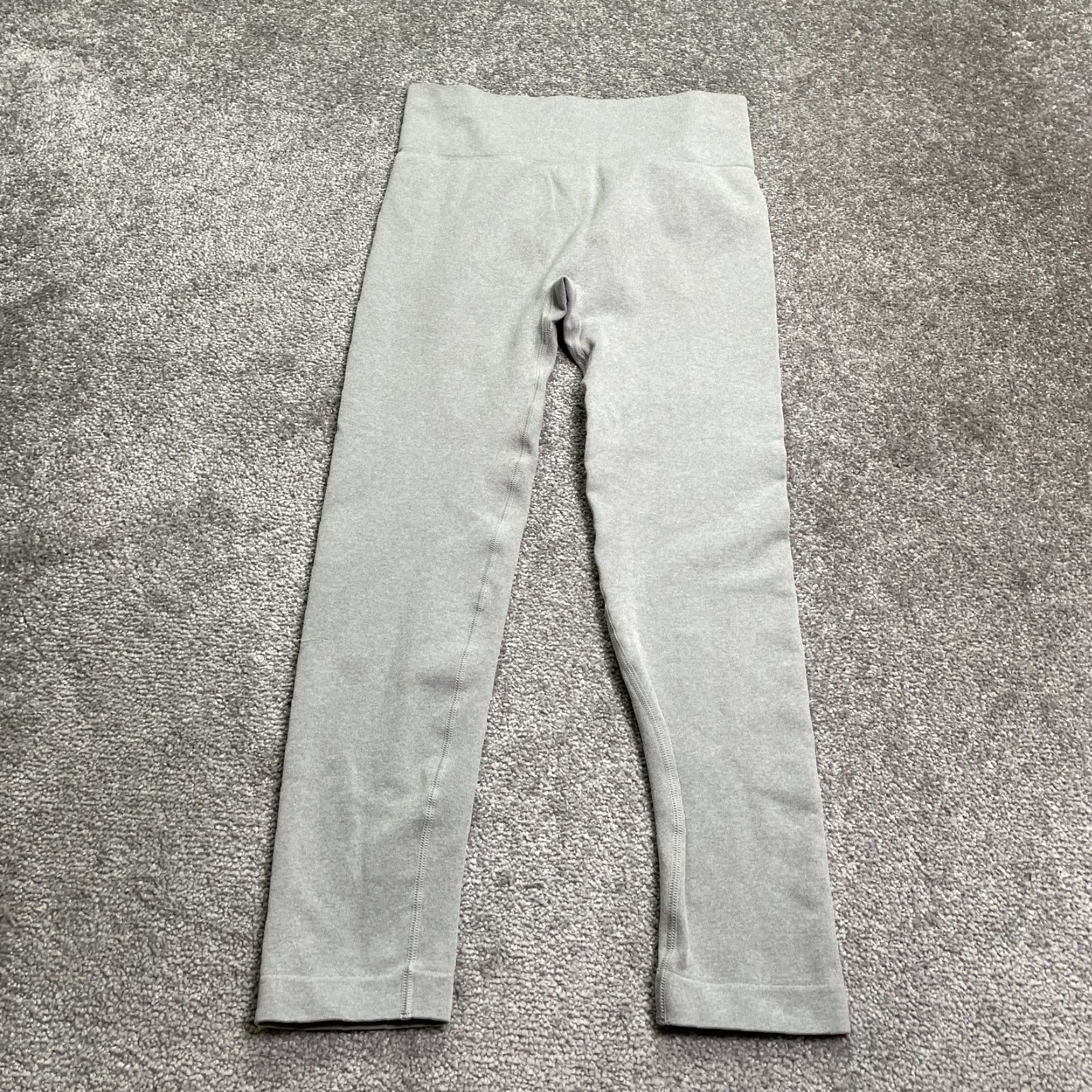 Vintage Unbranded Compression Leggings Womens L Gray Athletic Active 27x24 Size 36" / US 14 / IT 50 - 2 Thumbnail