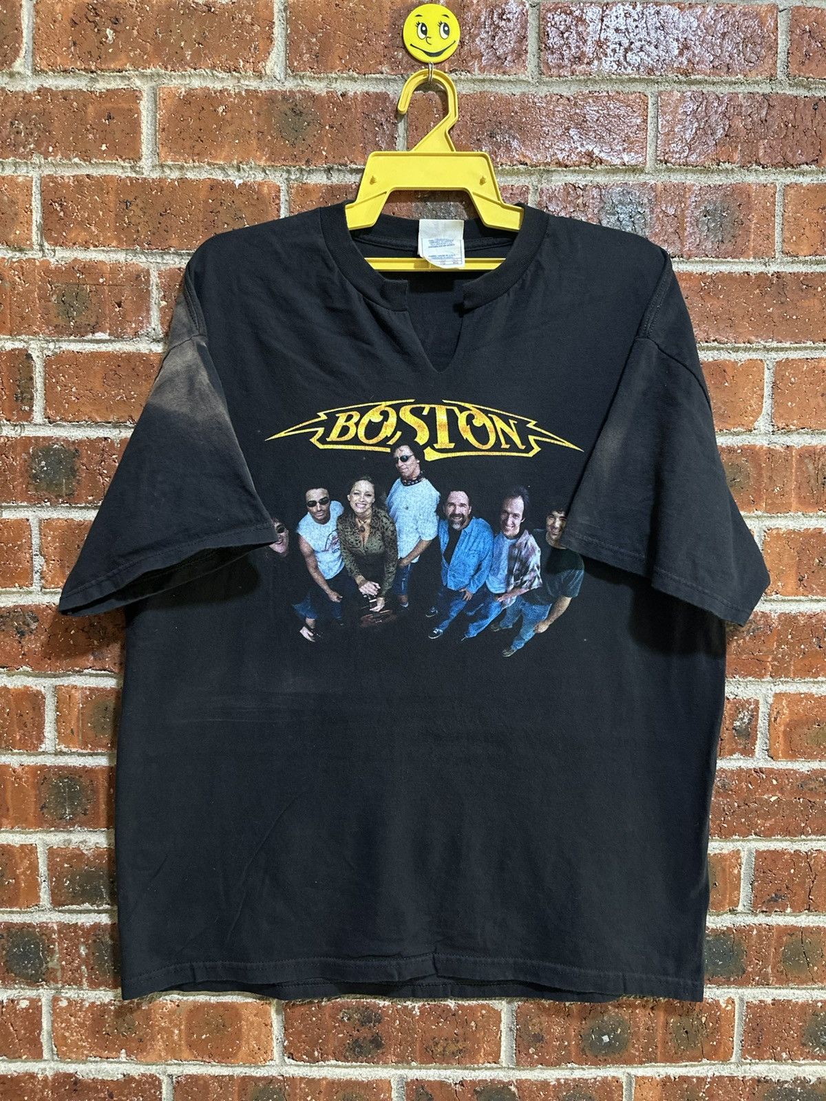 Band Tees × Vintage Thrashed Vintage Boston Band Sun Faded Tee Size US XL / EU 56 / 4 - 1 Thumbnail