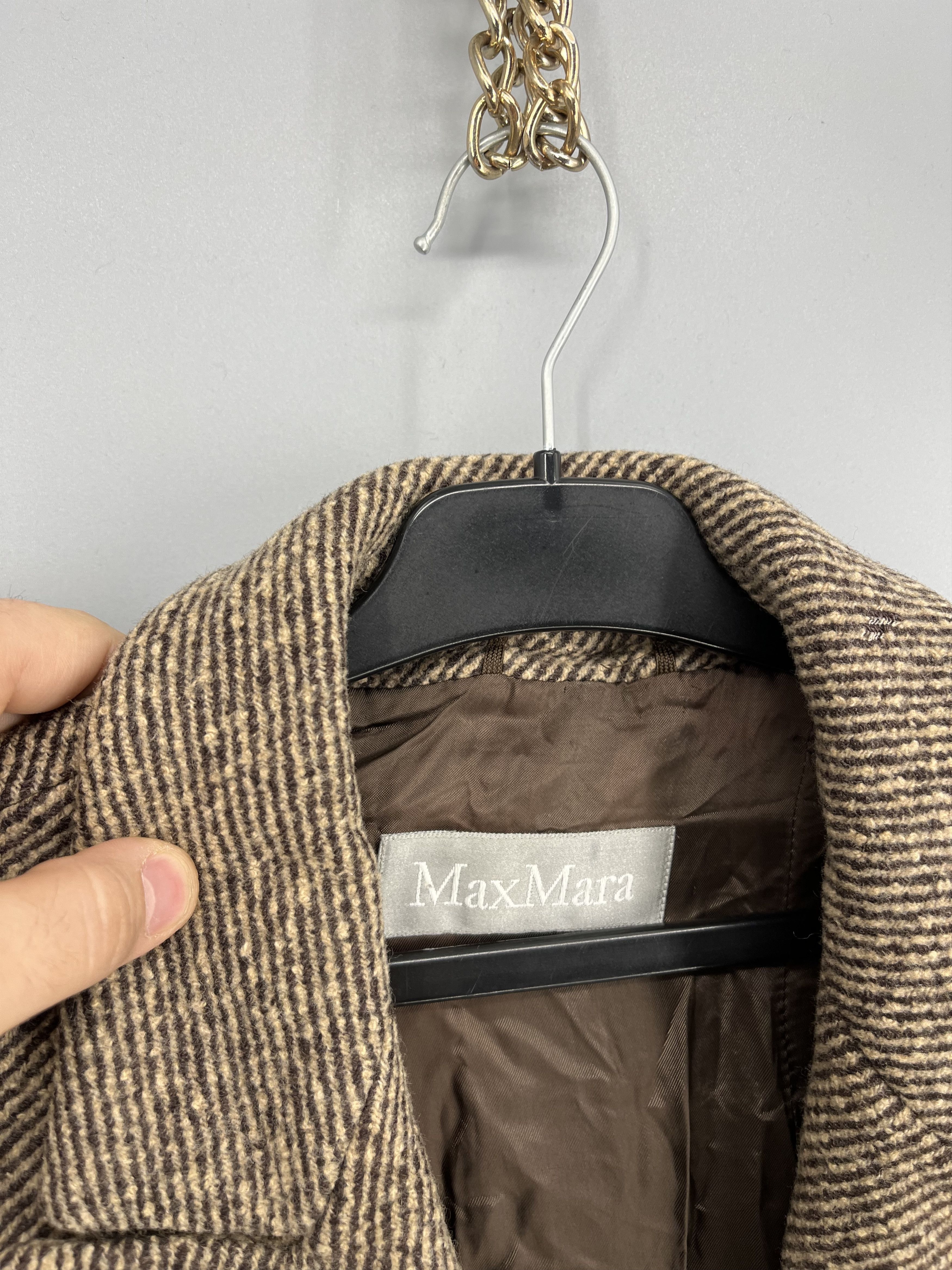 Max Mara MaxMara Cashmere Wool Blend Coat Size 6 Camel Long Overcoat Size S / US 4 / IT 40 - 8 Thumbnail