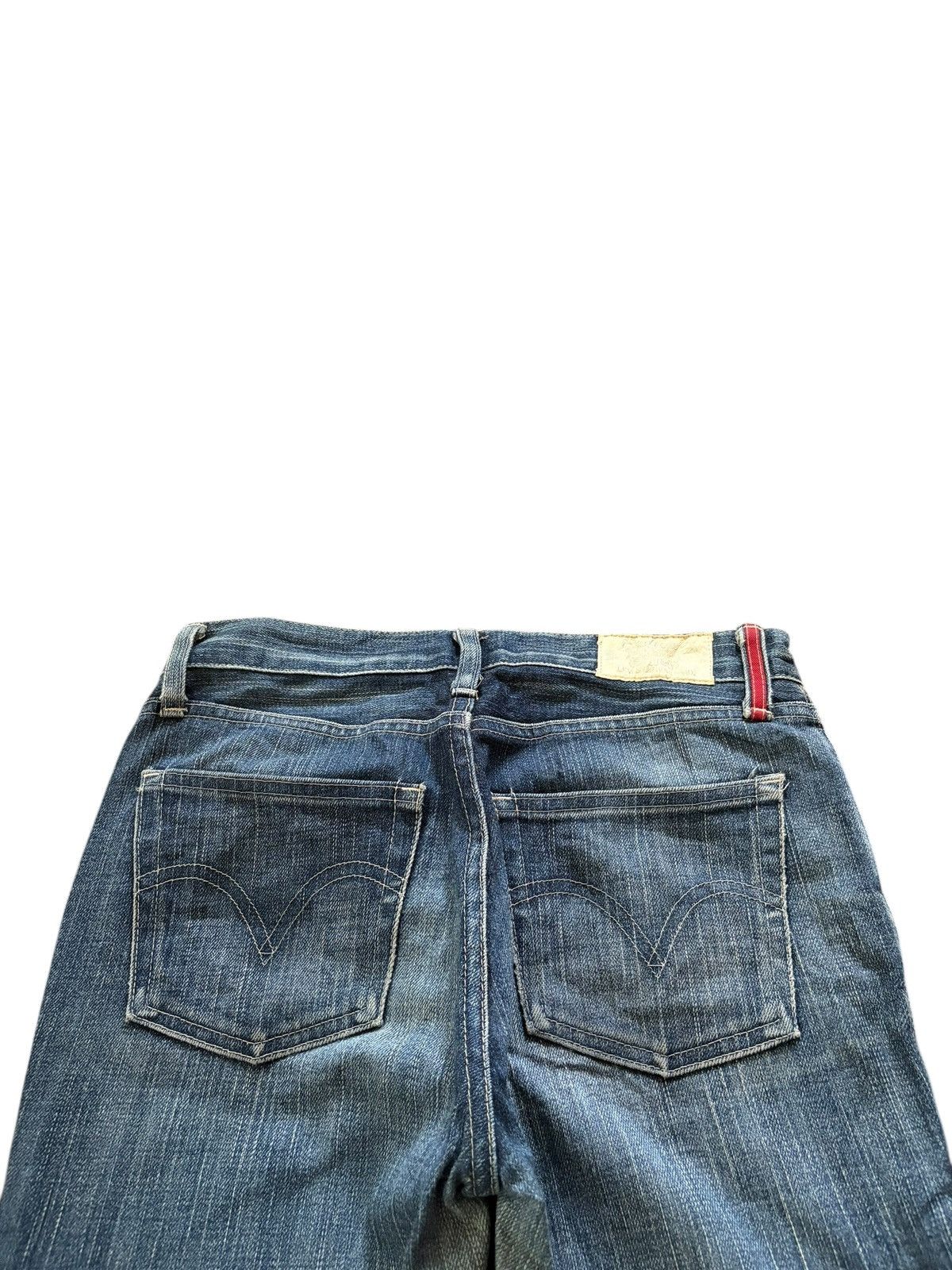 Levi's Vintage 90s Levis 646 Faded Wash Distress Flare Jeans Size 27" / US 4 / IT 40 - 4 Thumbnail