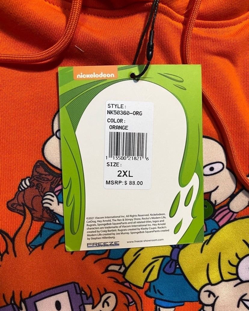 Nickelodeon Nickelodeon Rugrats Premium Hoodie Hoodie Mens Sz 2XL New! Size US XXL / EU 58 / 5 - 3 Thumbnail