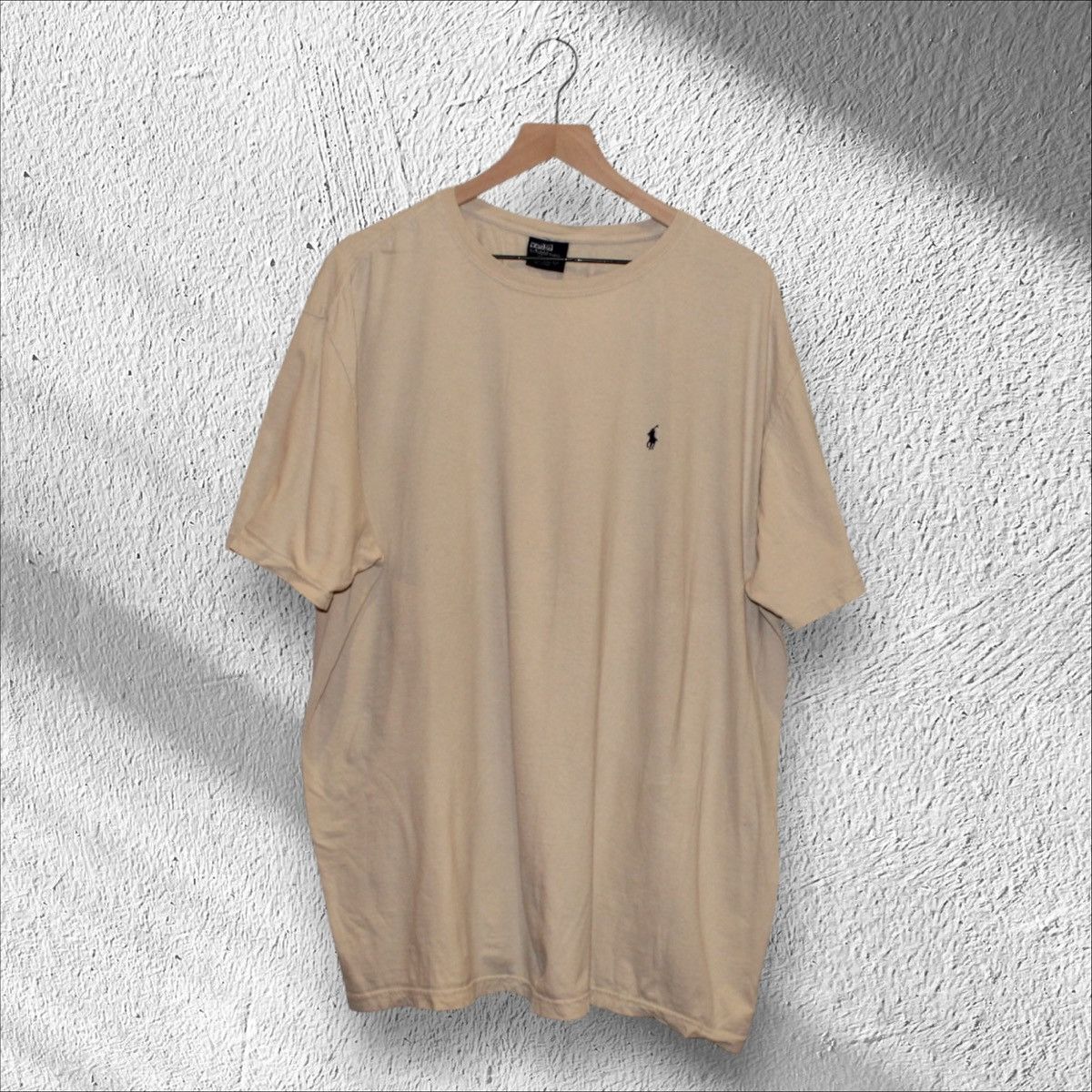 Polo Ralph Lauren Polo Ralph Lauren Vintage Tan Cream T Shirt 2XL Size US XXL / EU 58 / 5 - 1 Thumbnail