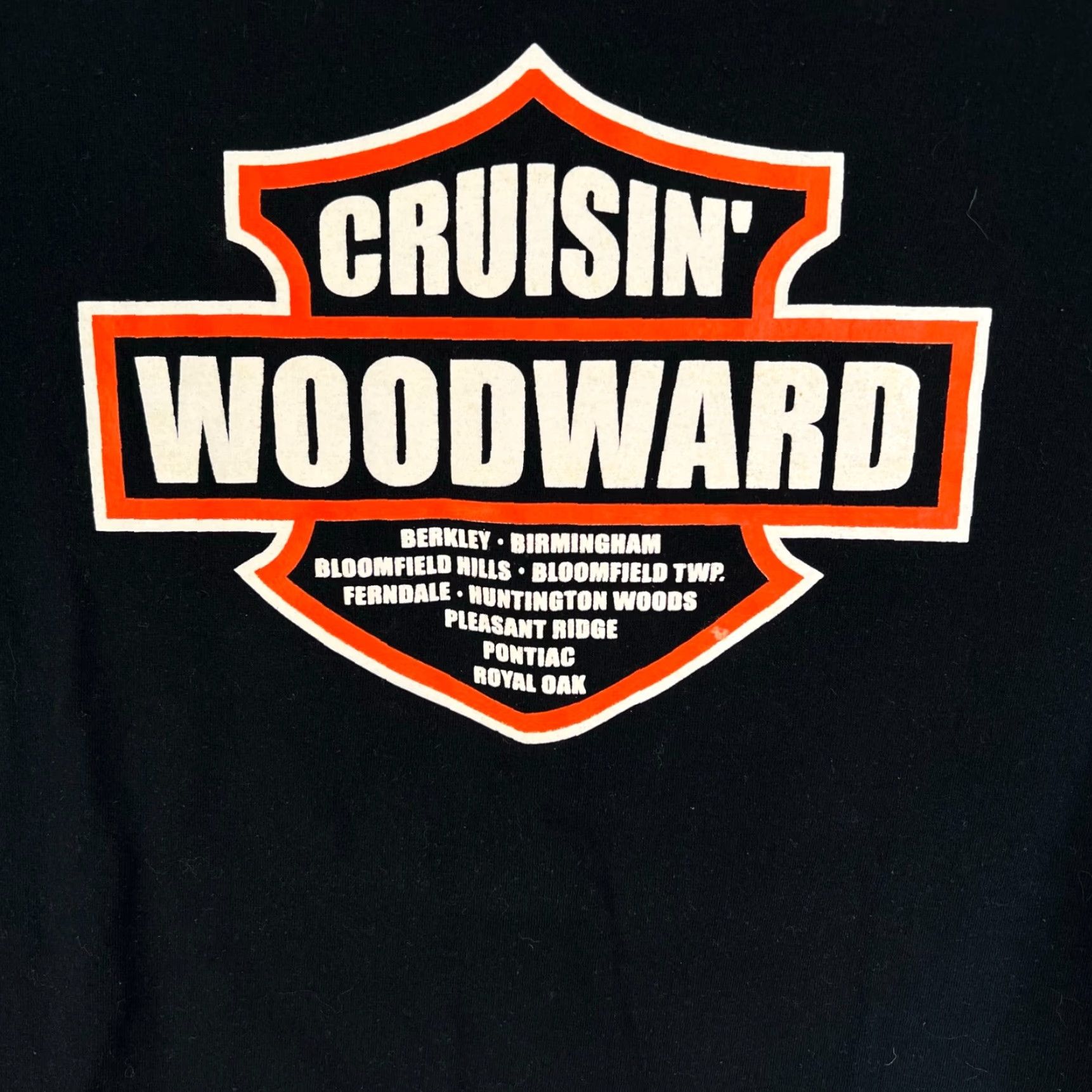 Gildan VINTAGE Crusin' Woodward MI Dream Cruise T Shirt Adult XXL Black Car Show Hot Rod Mens Size US XXL / EU 58 / 5 - 2 Thumbnail