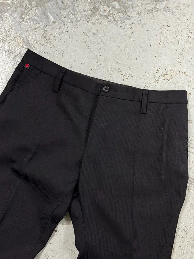 Dolce & Gabbana 2000s Dolce & Gabbana Black Classy Striped Pants Size US 32 / EU 48 - 8 Thumbnail