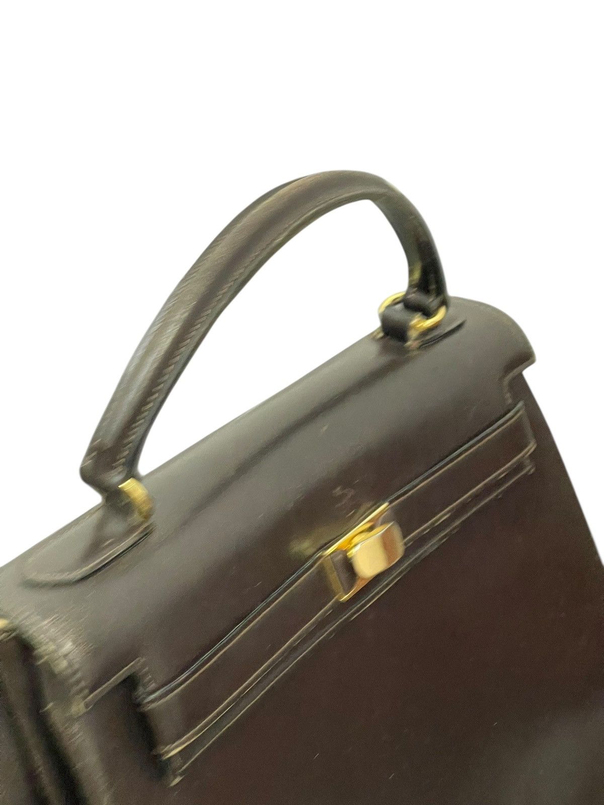 If Six Was Nine Kelly Bag Style Full Leather Vtg Wako hermes birkin 1🟩3 Size ONE SIZE - 12 Thumbnail
